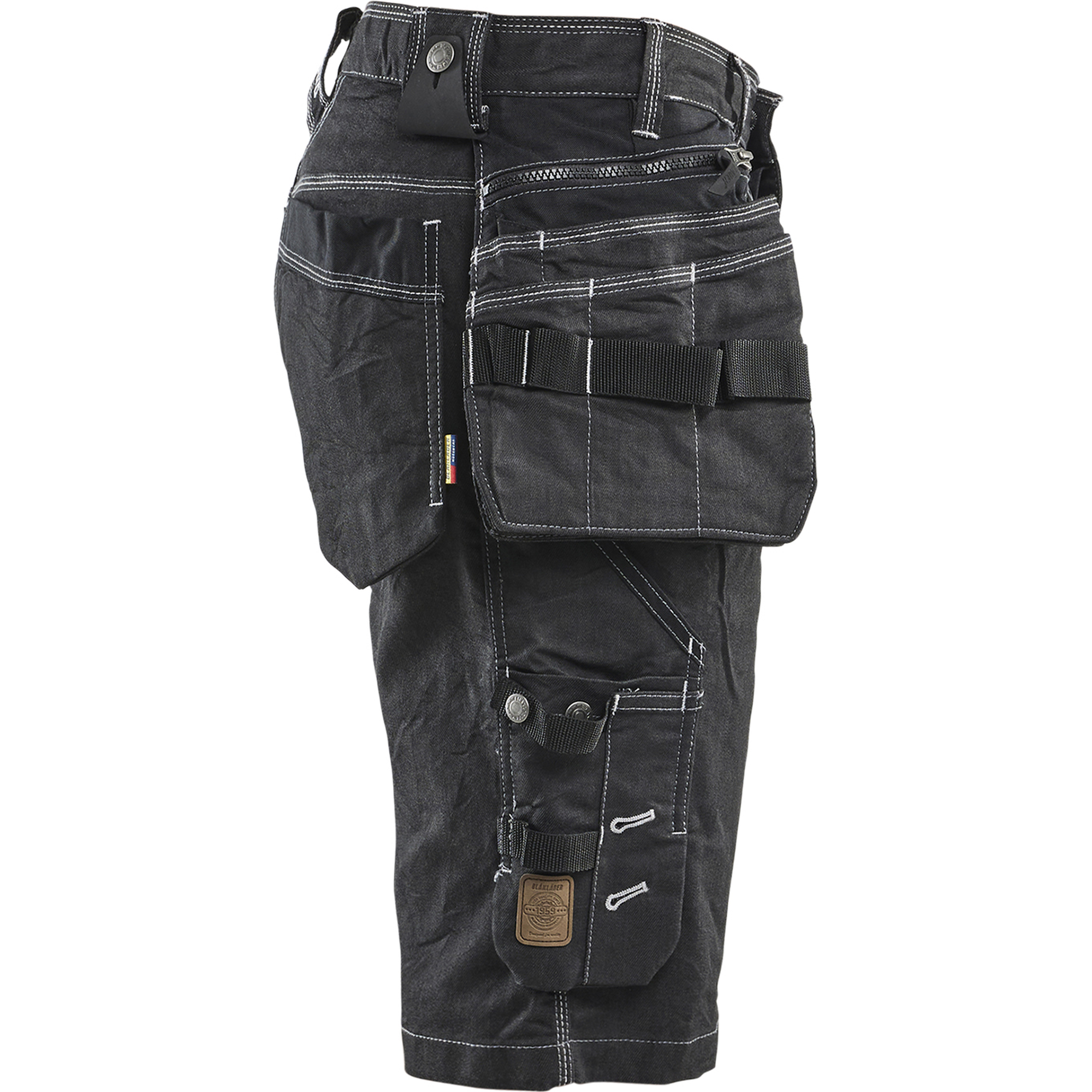 Blaklader X1900 Stretch Craftsman Shorts, Black (2)