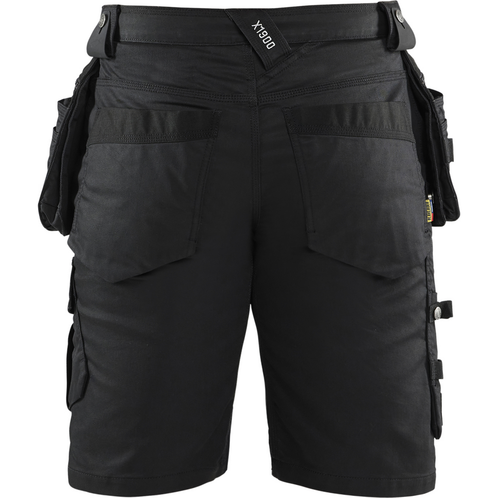 Blaklader X1900 Stretch Craftsman Shorts, Black/Black (4)