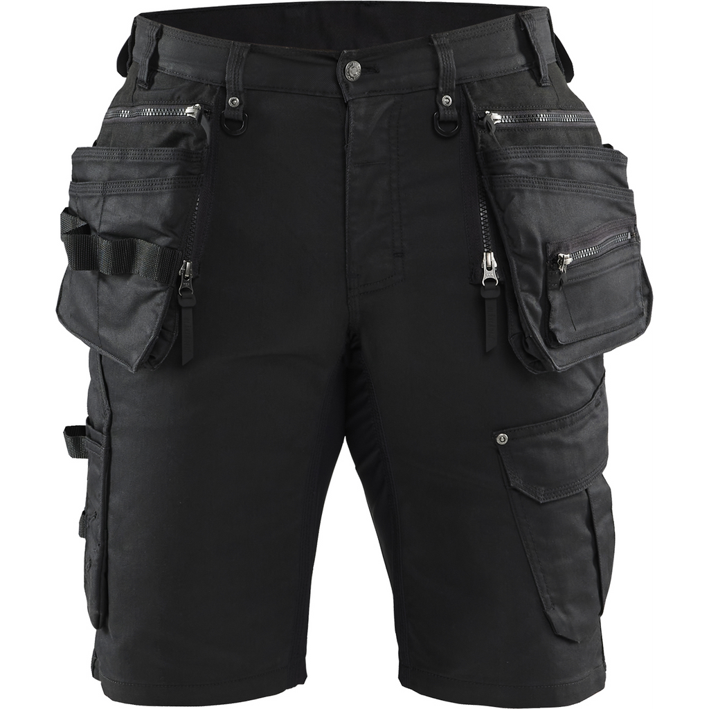 Blaklader X1900 Stretch Craftsman Shorts, Black/Black