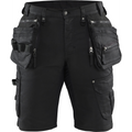 Blaklader X1900 Stretch Craftsman Shorts, Black/Black