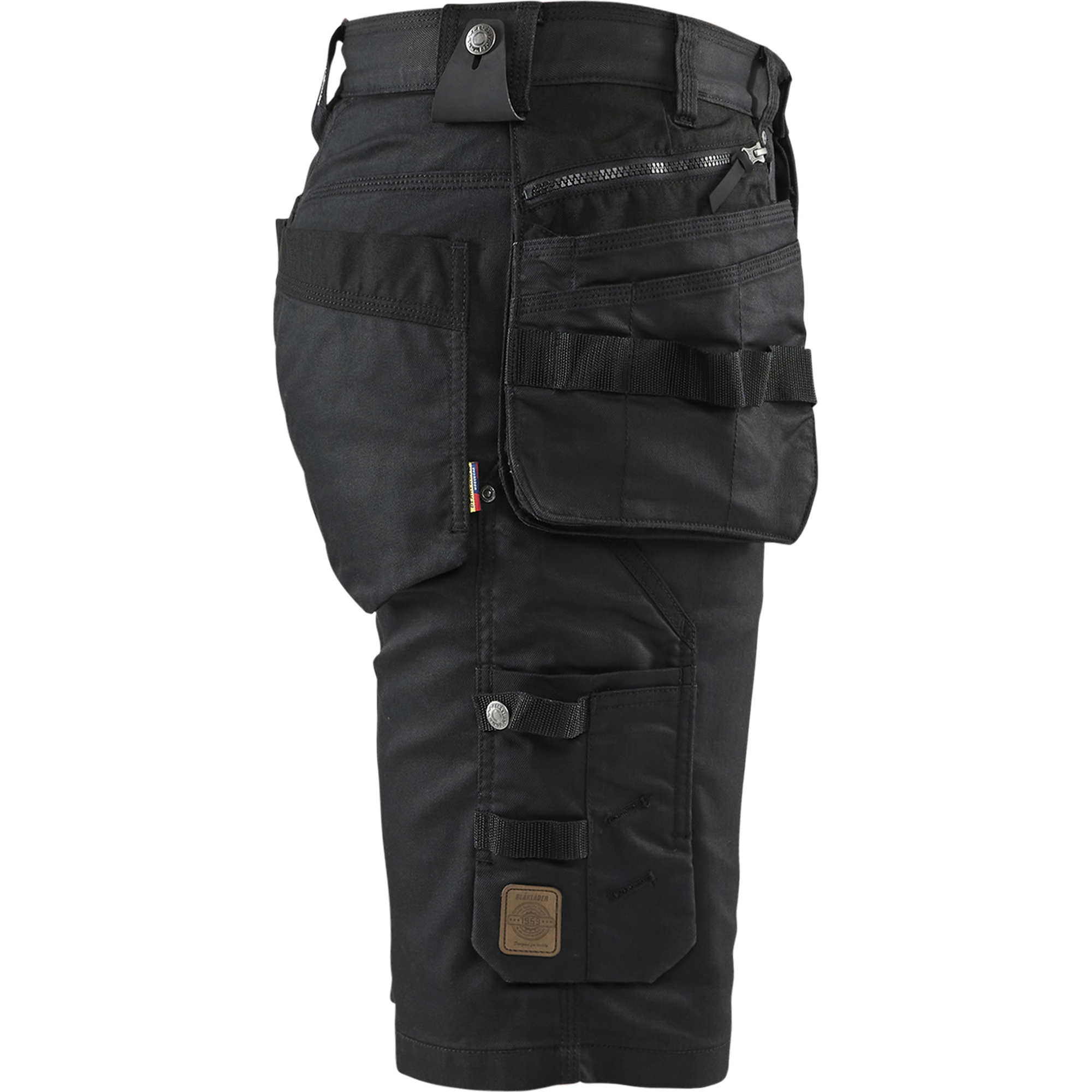 Blaklader X1900 Stretch Craftsman Shorts, Black/Black (2)