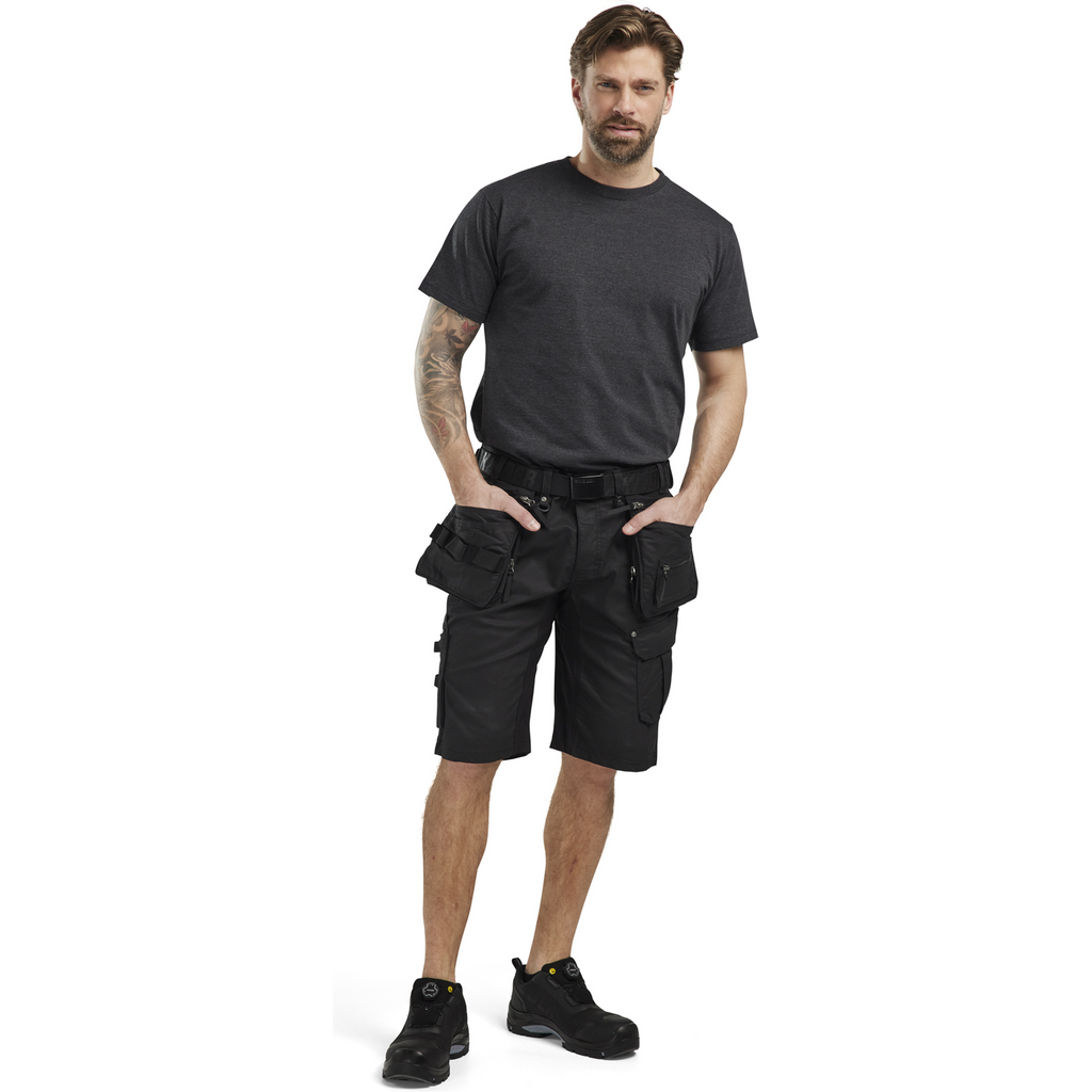 Blaklader X1900 Stretch Craftsman Shorts, Black/Black (5)