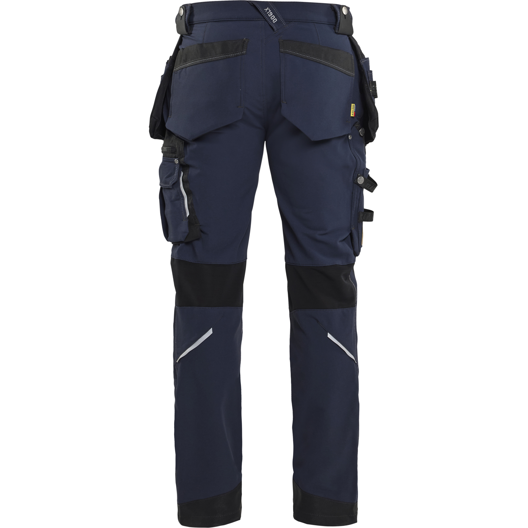 Blaklader X1900 4-Way Stretch Craftsman Work Trousers, Dark Navy/Black (4)