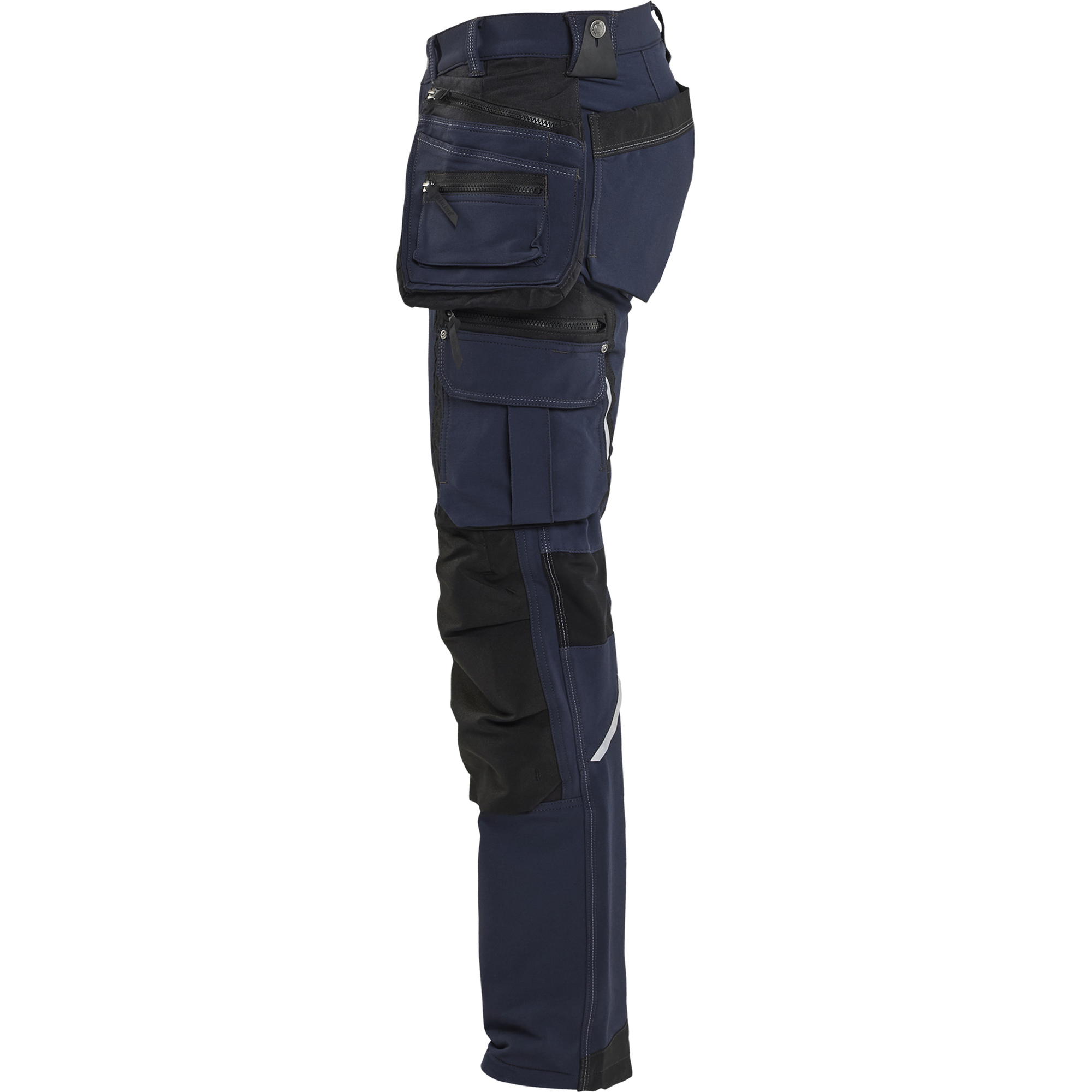 Blaklader X1900 4-Way Stretch Craftsman Work Trousers, Dark Navy/Black (3)