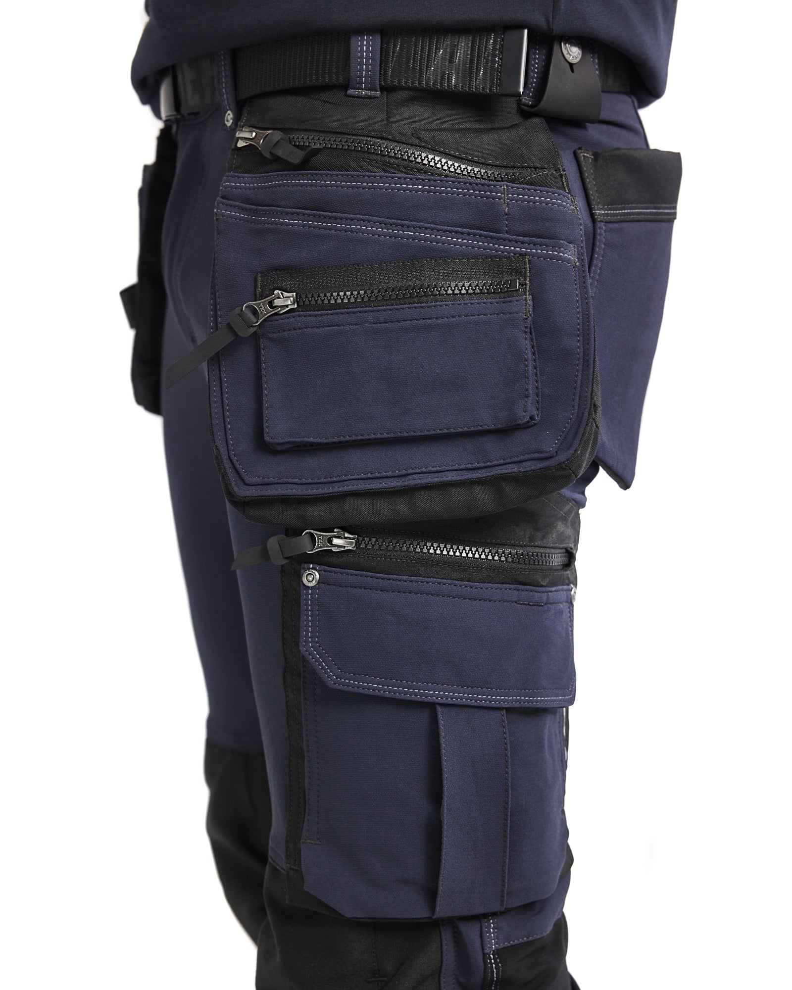 Blaklader X1900 4-Way Stretch Craftsman Work Trousers, Dark Navy/Black (8)