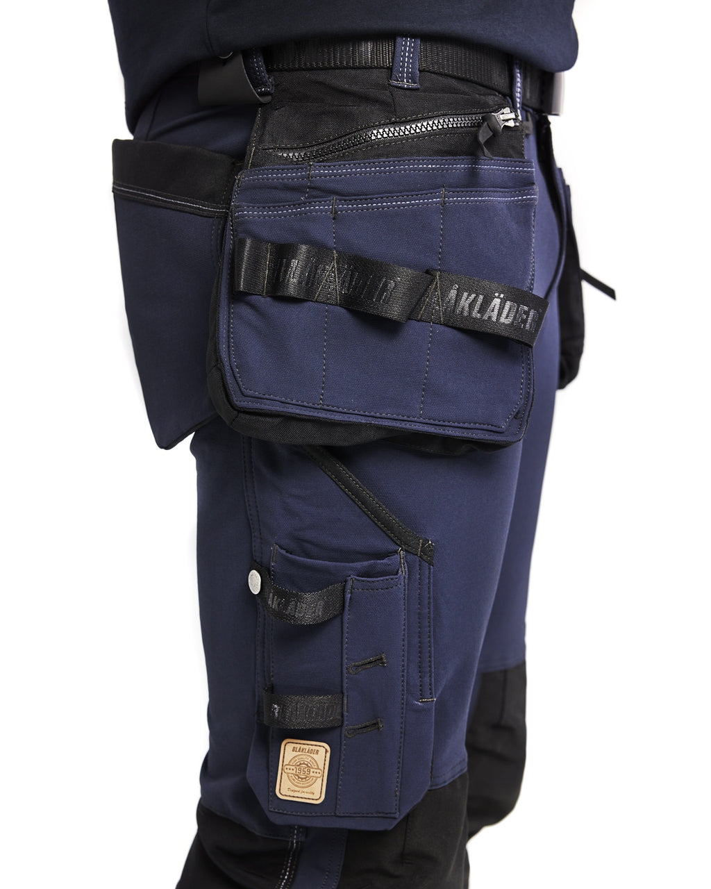 Blaklader X1900 4-Way Stretch Craftsman Work Trousers, Dark Navy/Black (9)
