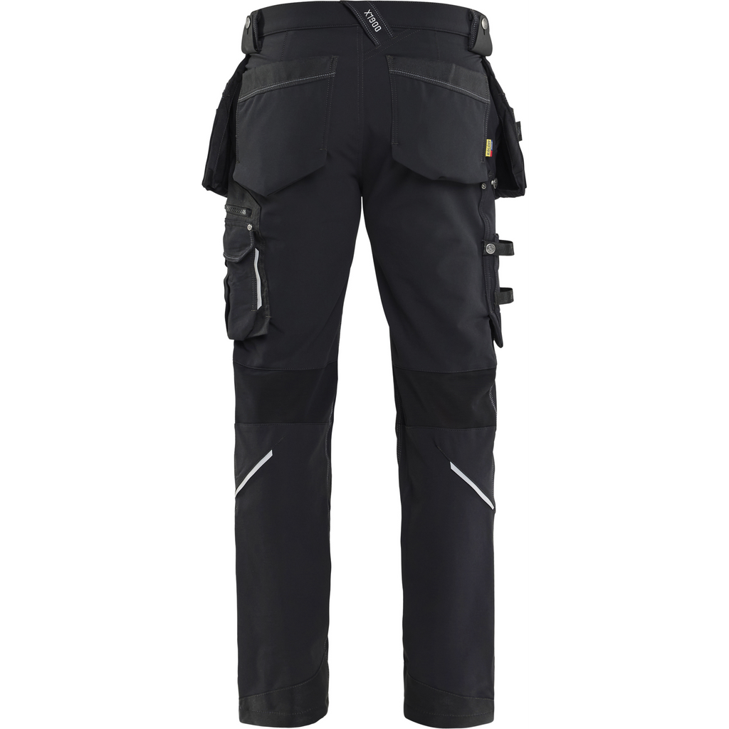 Blaklader X1900 4-Way Stretch Craftsman Work Trousers, Black (3)