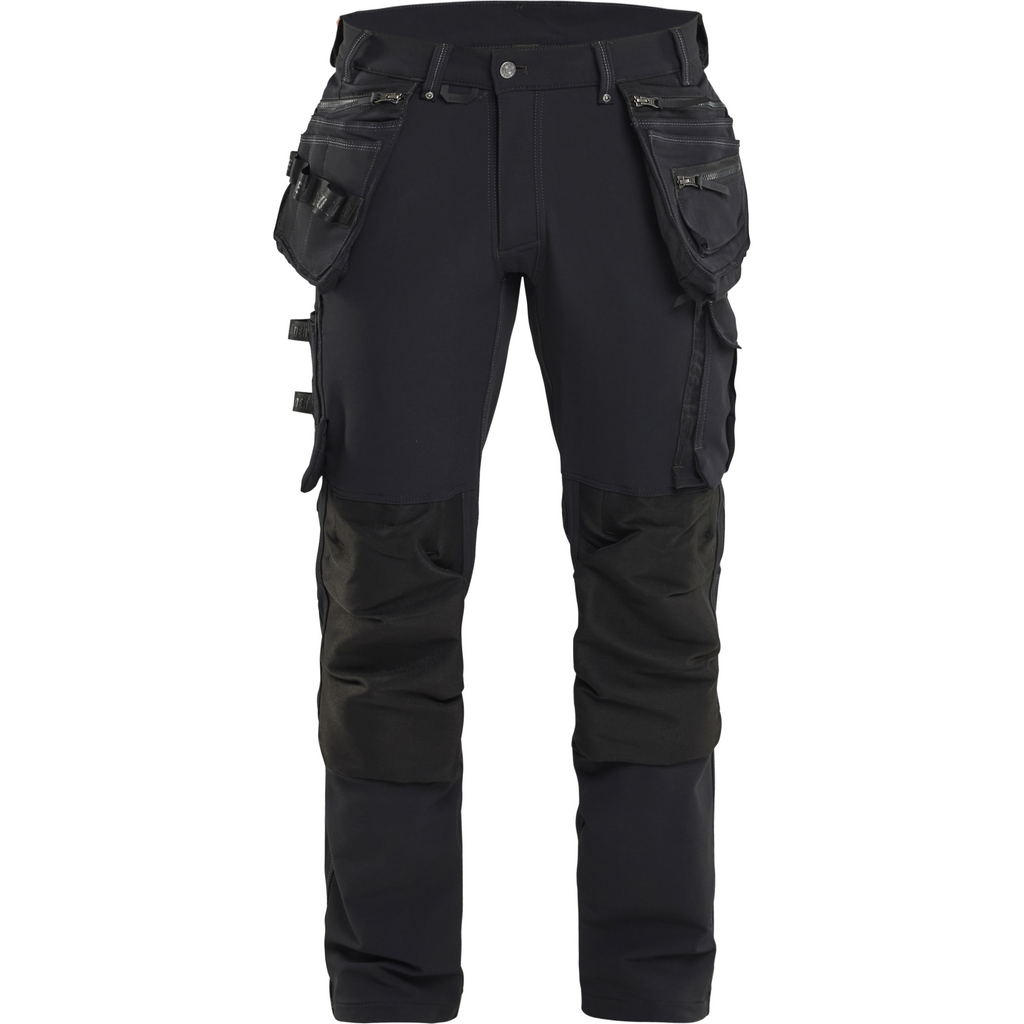 Blaklader X1900 4-Way Stretch Craftsman Work Trousers, Black