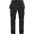 Blaklader X1900 4-Way Stretch Craftsman Work Trousers, Black