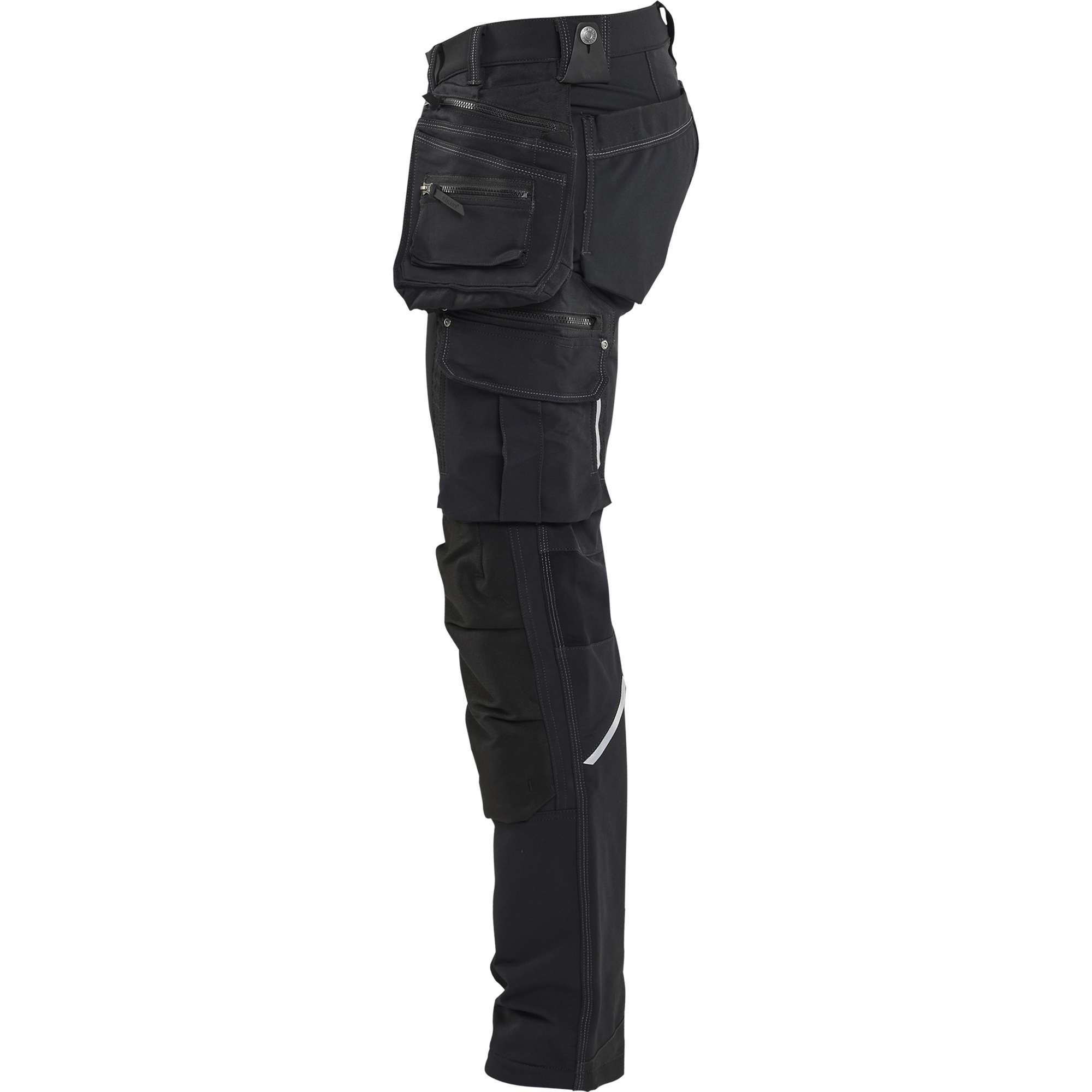 Blaklader X1900 4-Way Stretch Craftsman Work Trousers, Black (2)