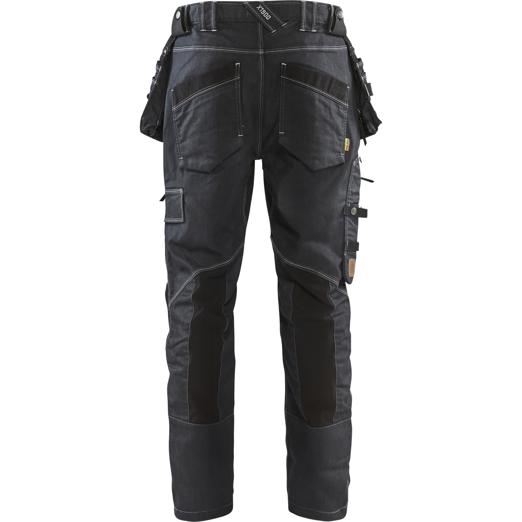 Blaklader X1900 Stretch Craftsman Work Trousers, Navy/Black (4)