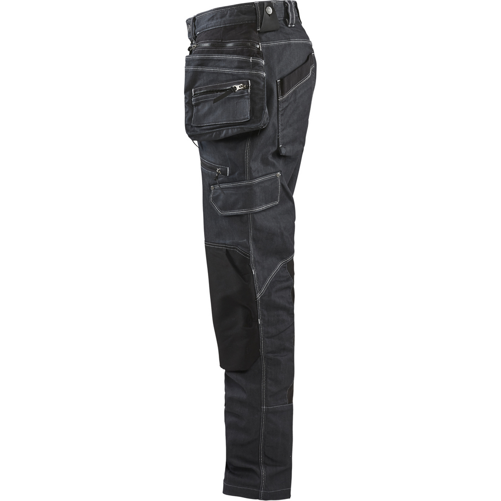 Blaklader X1900 Stretch Craftsman Work Trousers, Navy/Black (3)