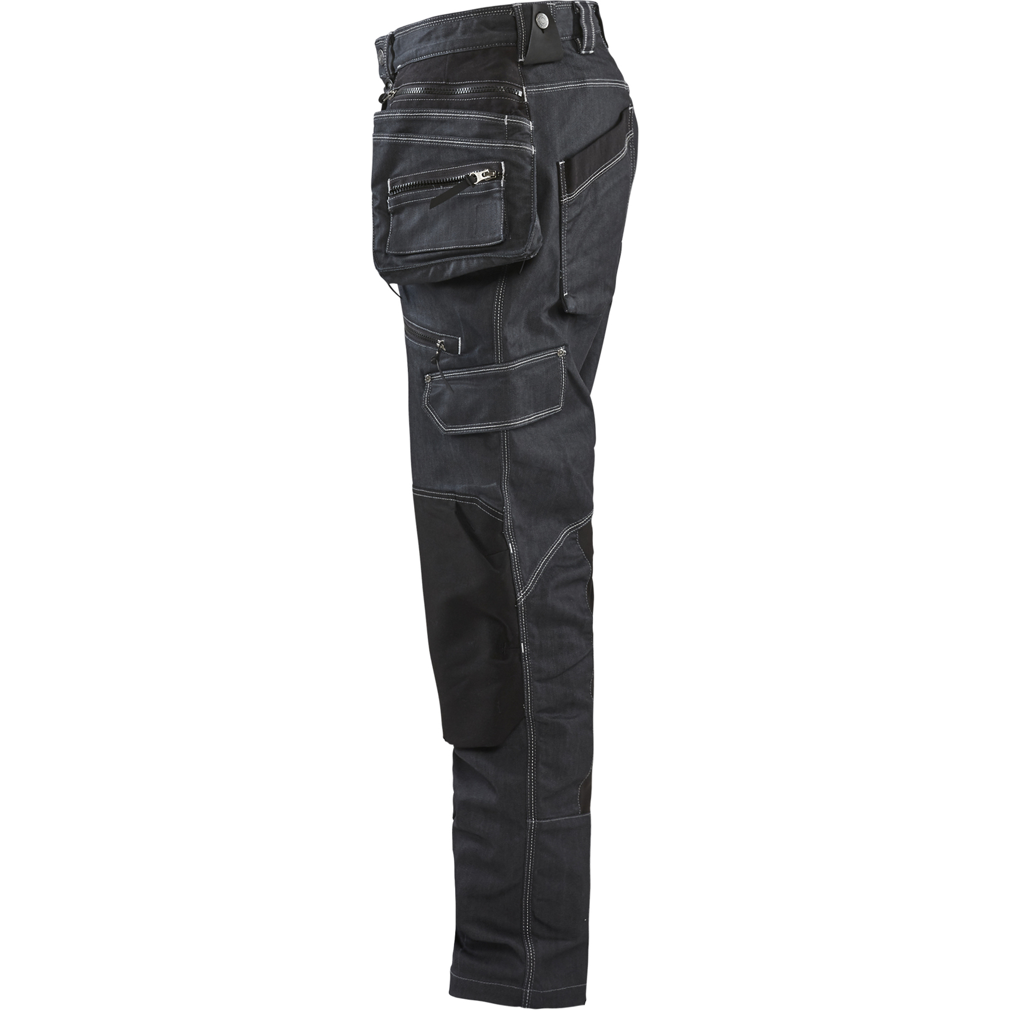 Blaklader X1900 Stretch Craftsman Work Trousers, Navy/Black (3)