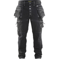 Blaklader X1900 Stretch Craftsman Work Trousers, Black