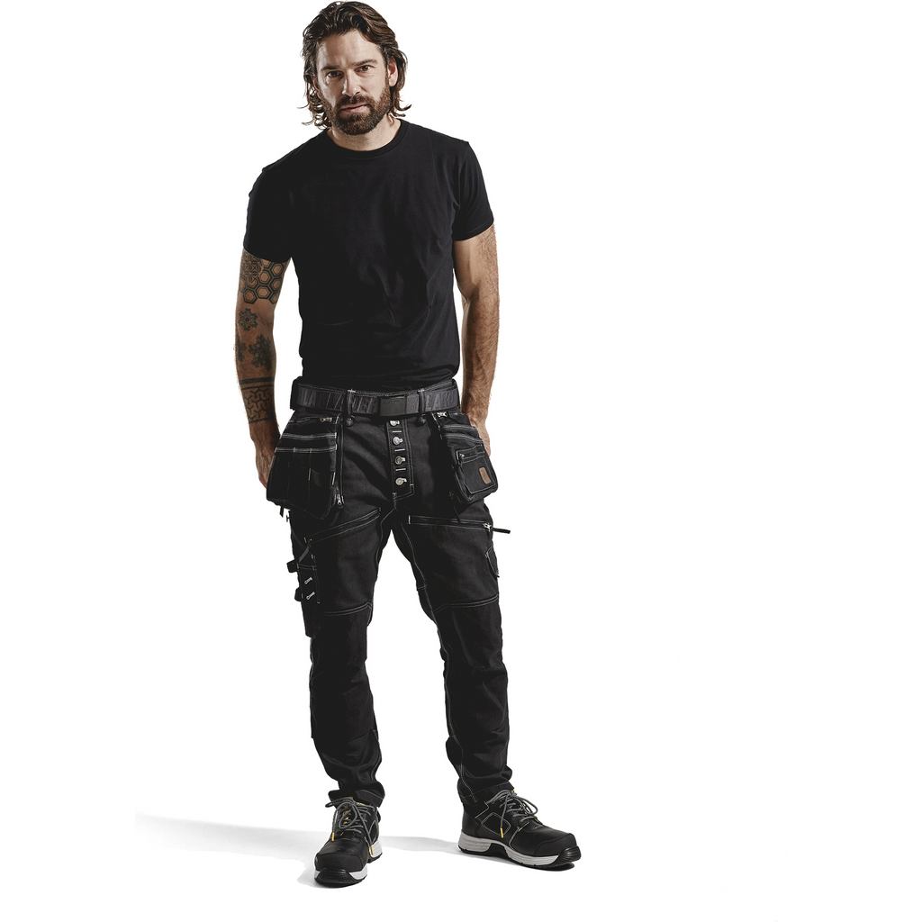 Blaklader X1900 Stretch Craftsman Work Trousers, Black (5)