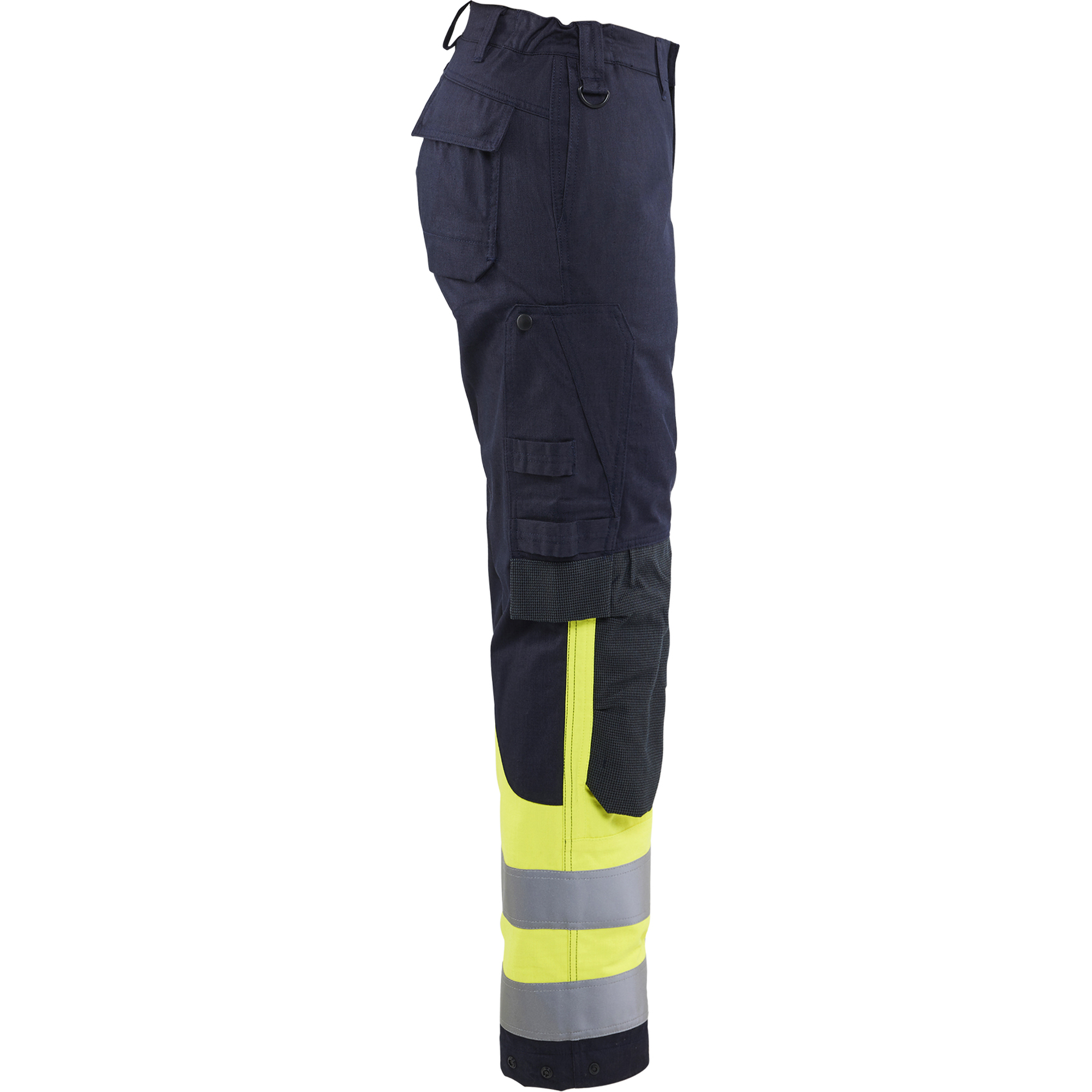 Blaklader Ladies Multi-Norm Work Trousers, Navy/Yellow (2)