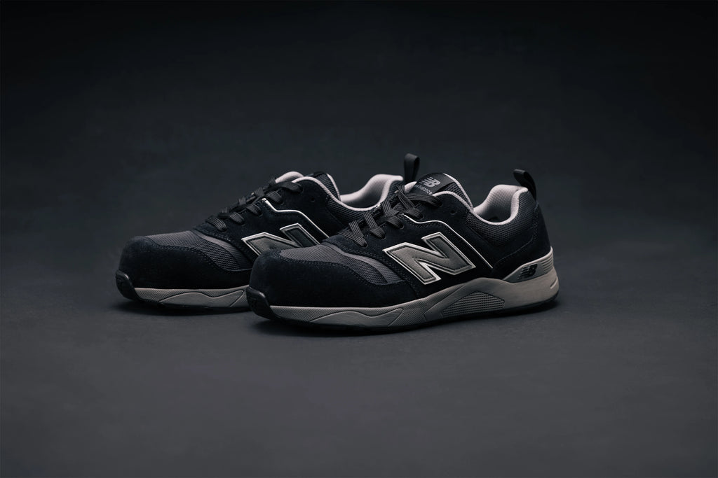 New Balance Elite Lite Mens Safety Shoes S1 PL HRO FO SC SR Black/grey (9)