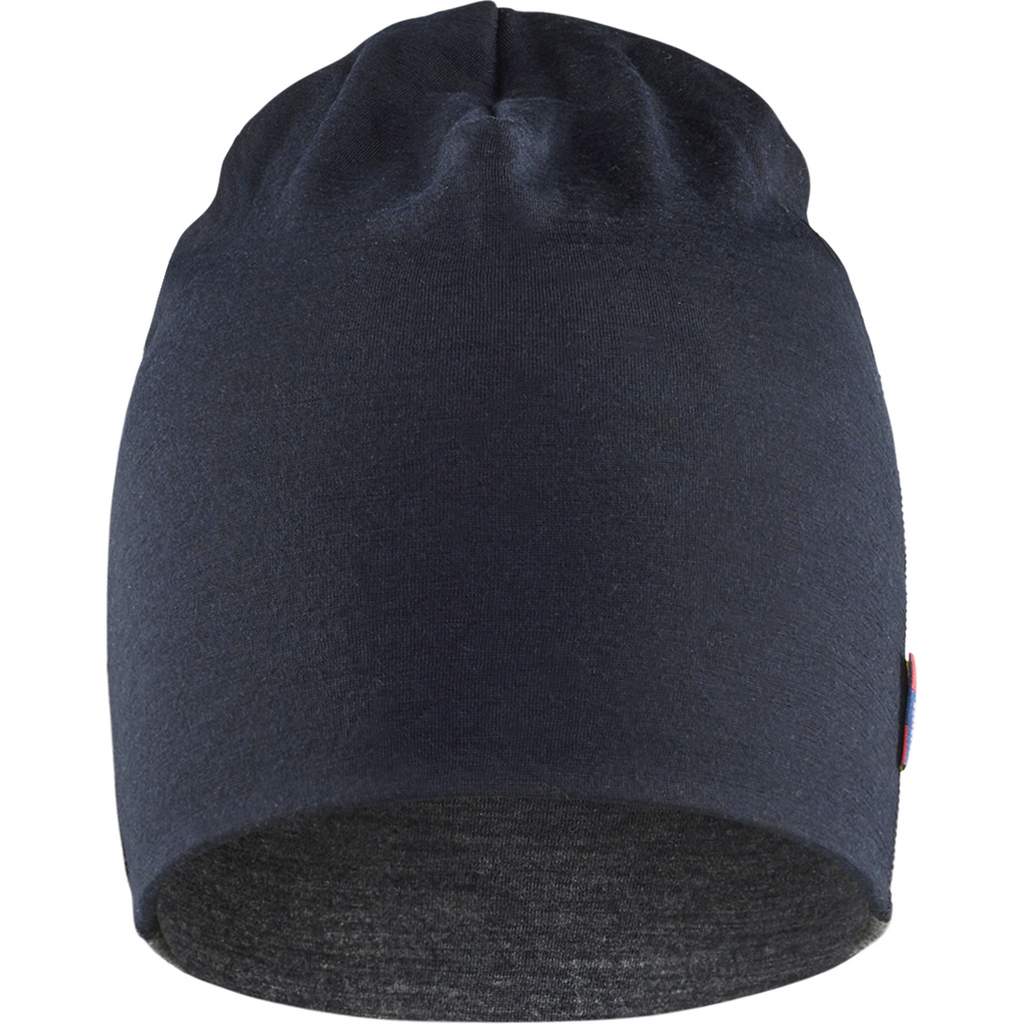 Blaklader Merino Wool Beanie, Medium Grey/Black
