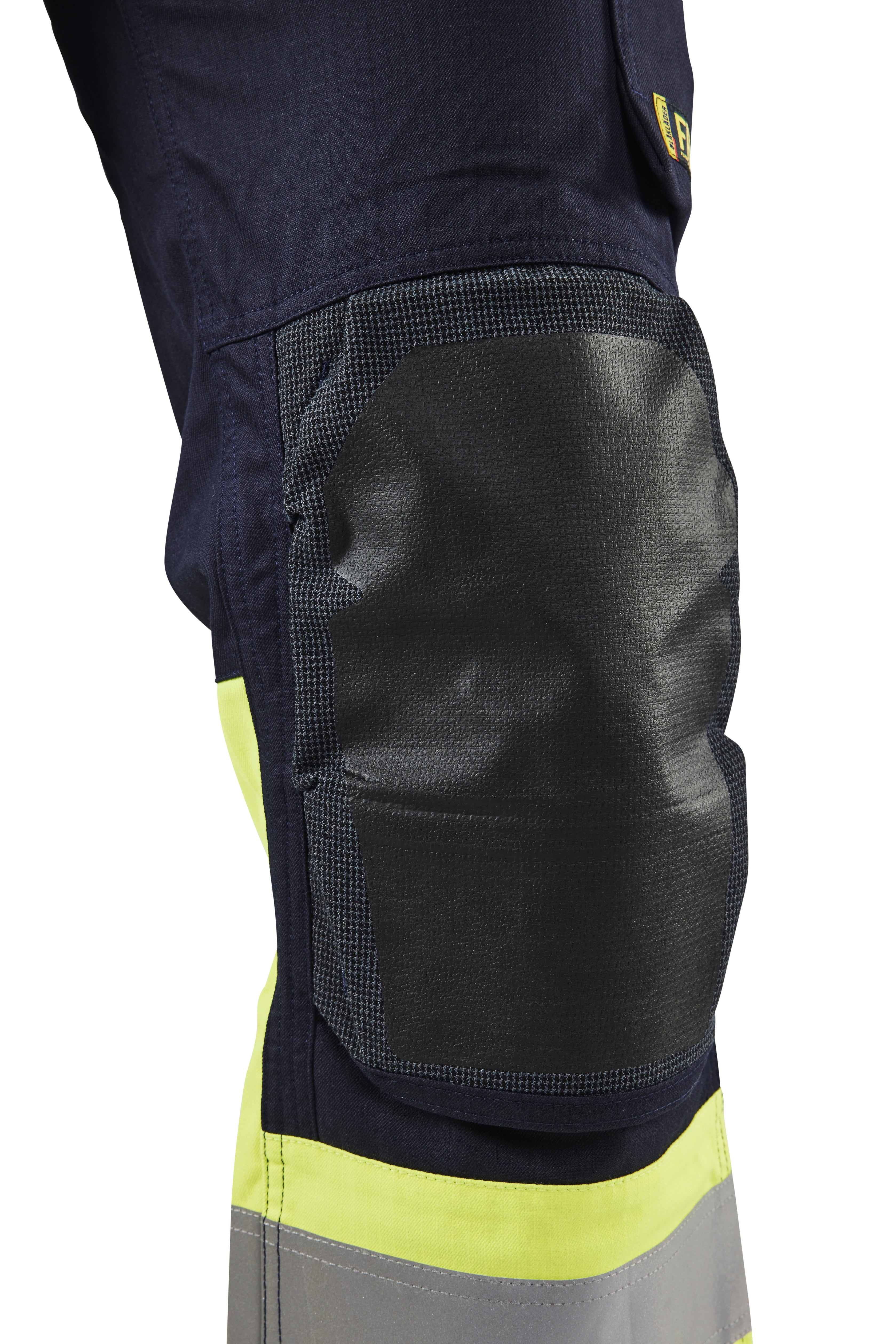 Blaklader Flame Retardant Work Trousers Reinforcement, Black
