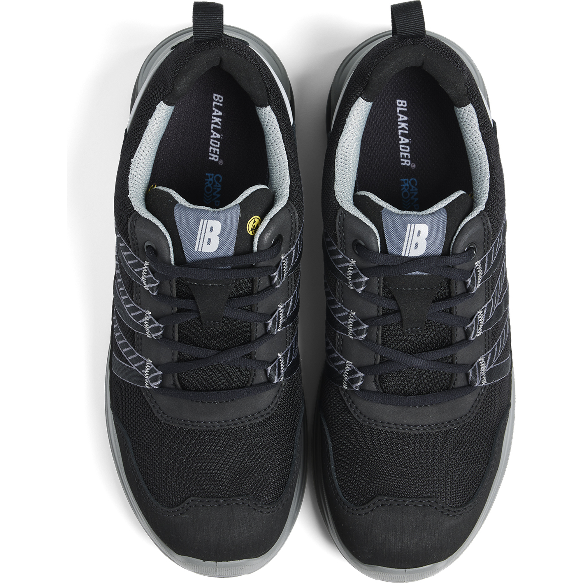 Blaklader SPRINTER Safety Shoe, Black/Medium Grey (2)
