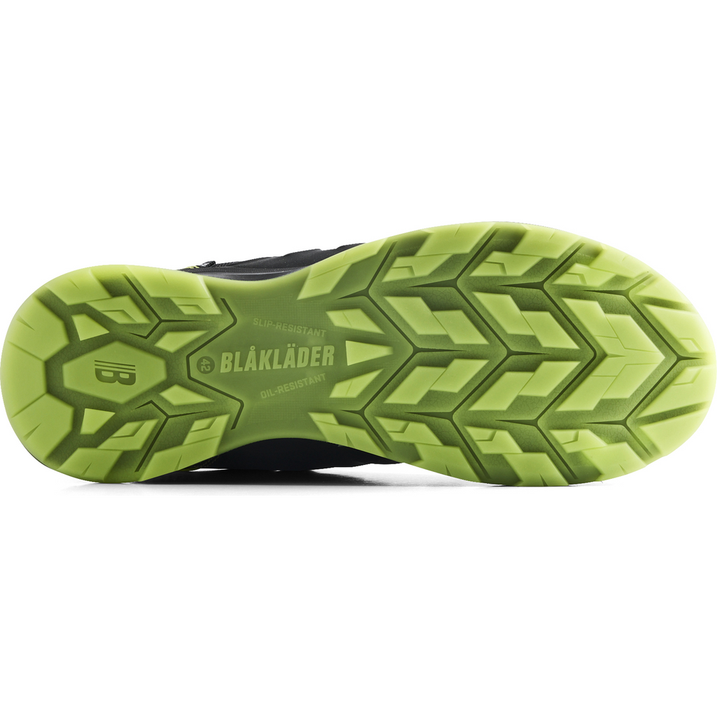 Blaklader SPRINTER Safety Shoe, Black/Lime Green (4)