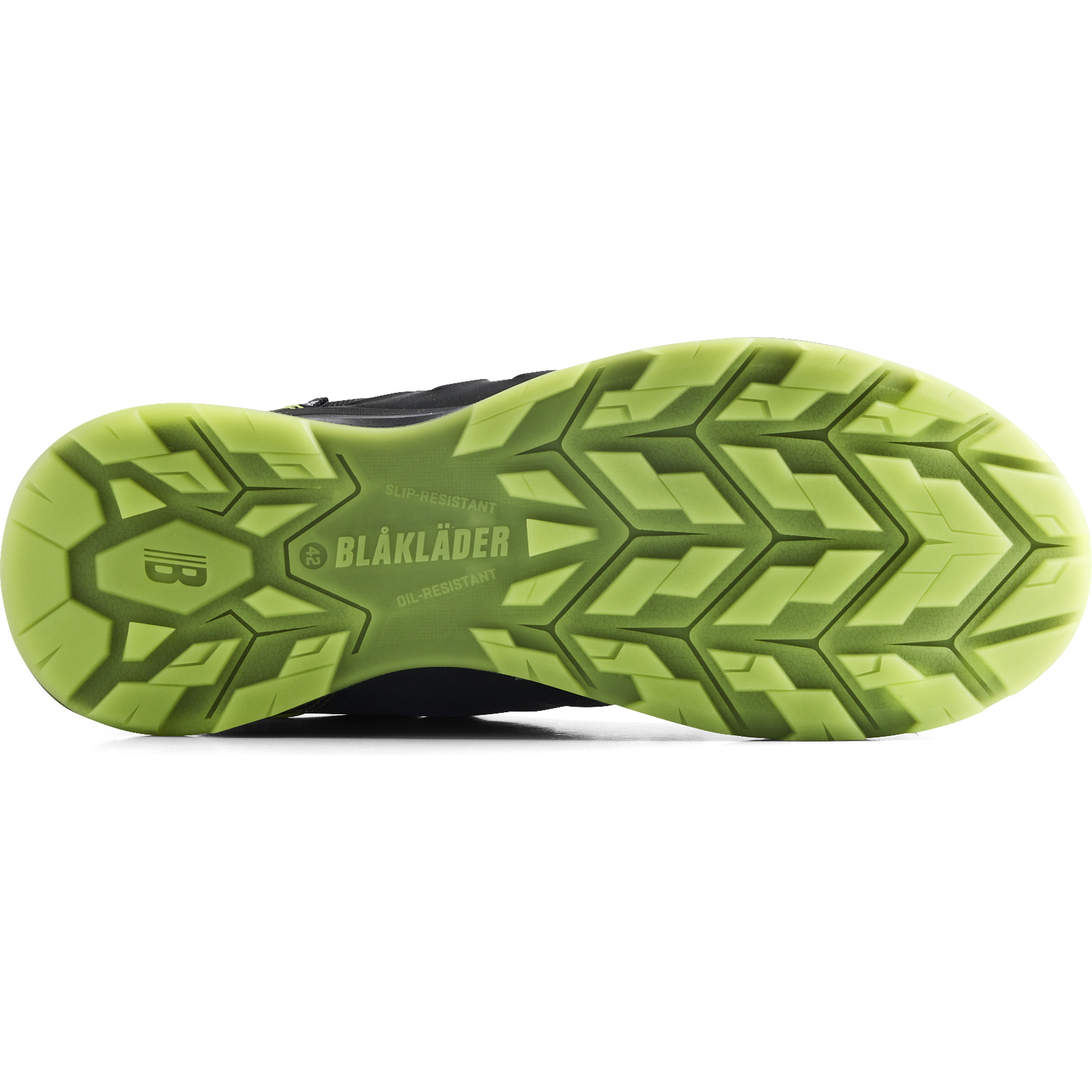 Blaklader SPRINTER Safety Shoe, Black/Lime Green (4)