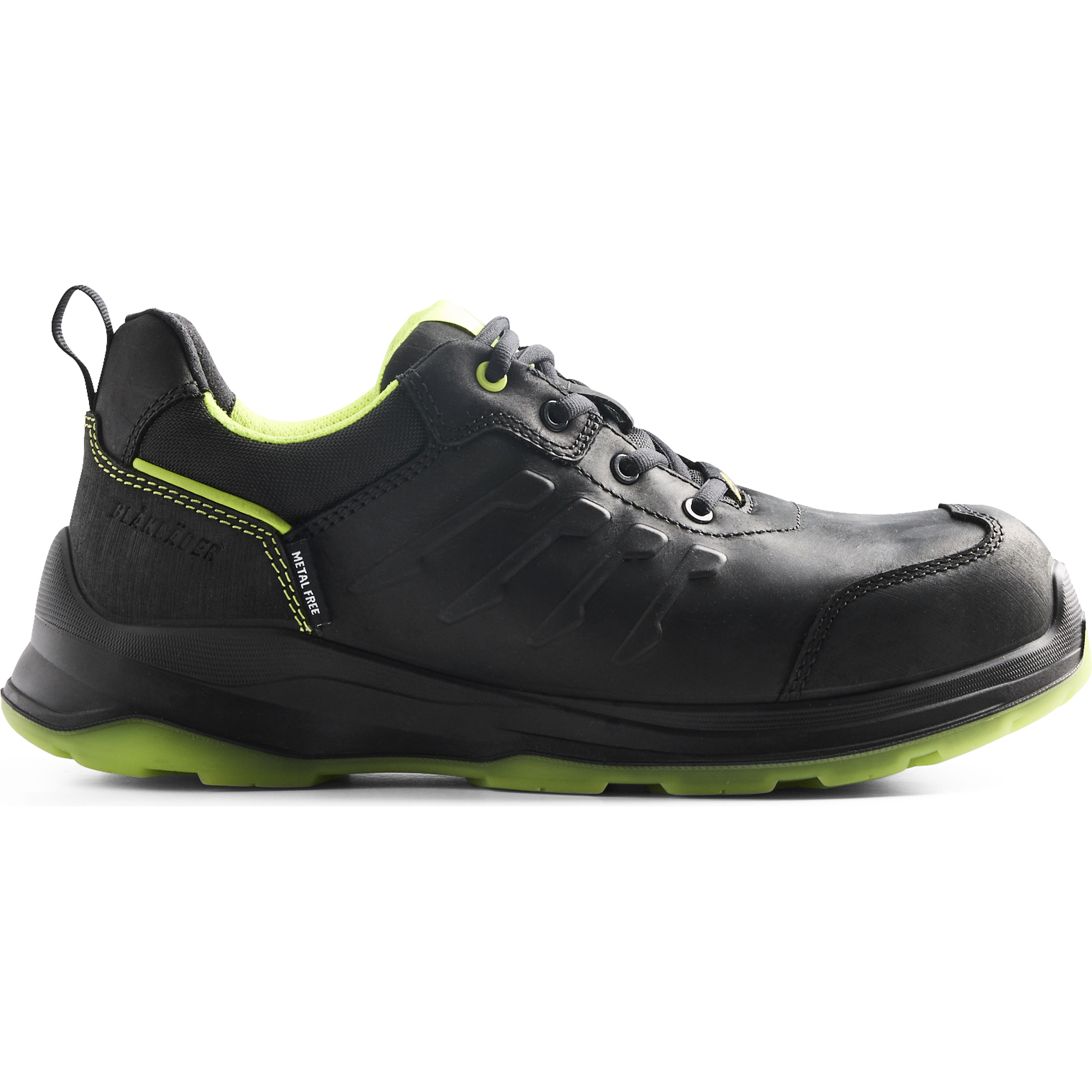 Blaklader SPRINTER Safety Shoe, Black/Lime Green