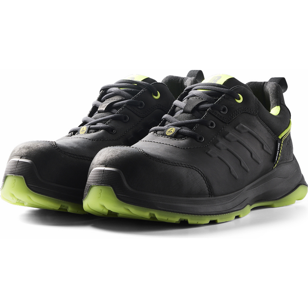 Blaklader SPRINTER Safety Shoe, Black/Lime Green (3)