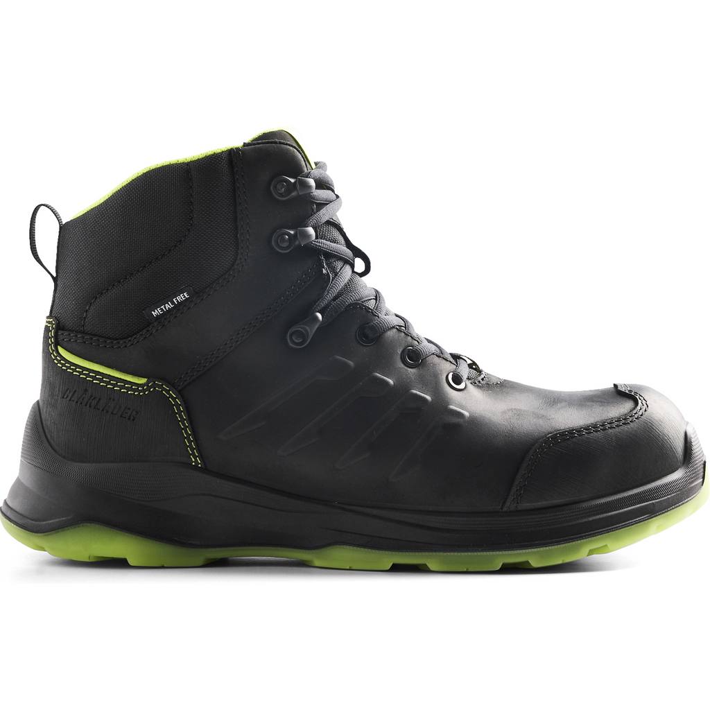 Blaklader SPRINTER Safety Shoe, Black/Lime Green
