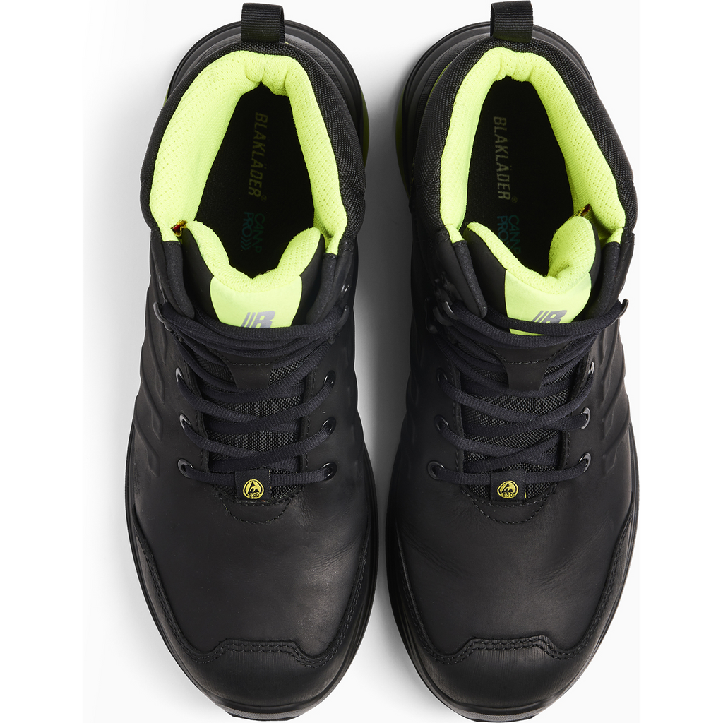 Blaklader SPRINTER Safety Shoe, Black/Lime Green (2)