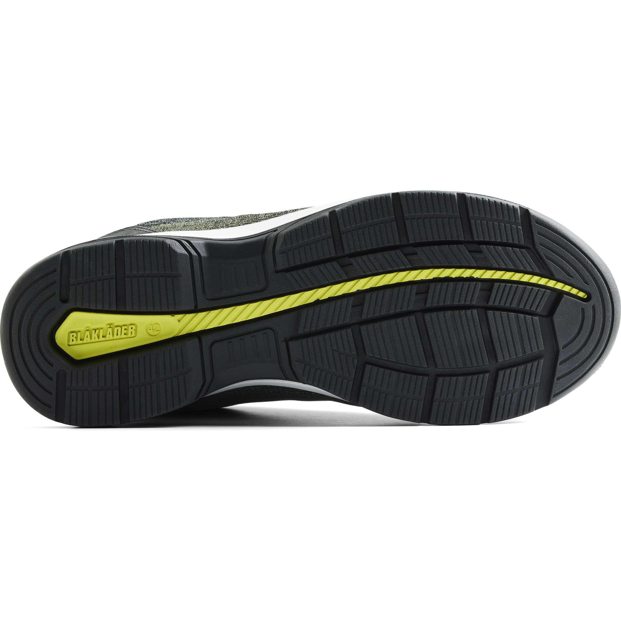 Blaklader CRADLE Safety Shoe, Army Green/Yellow (4)