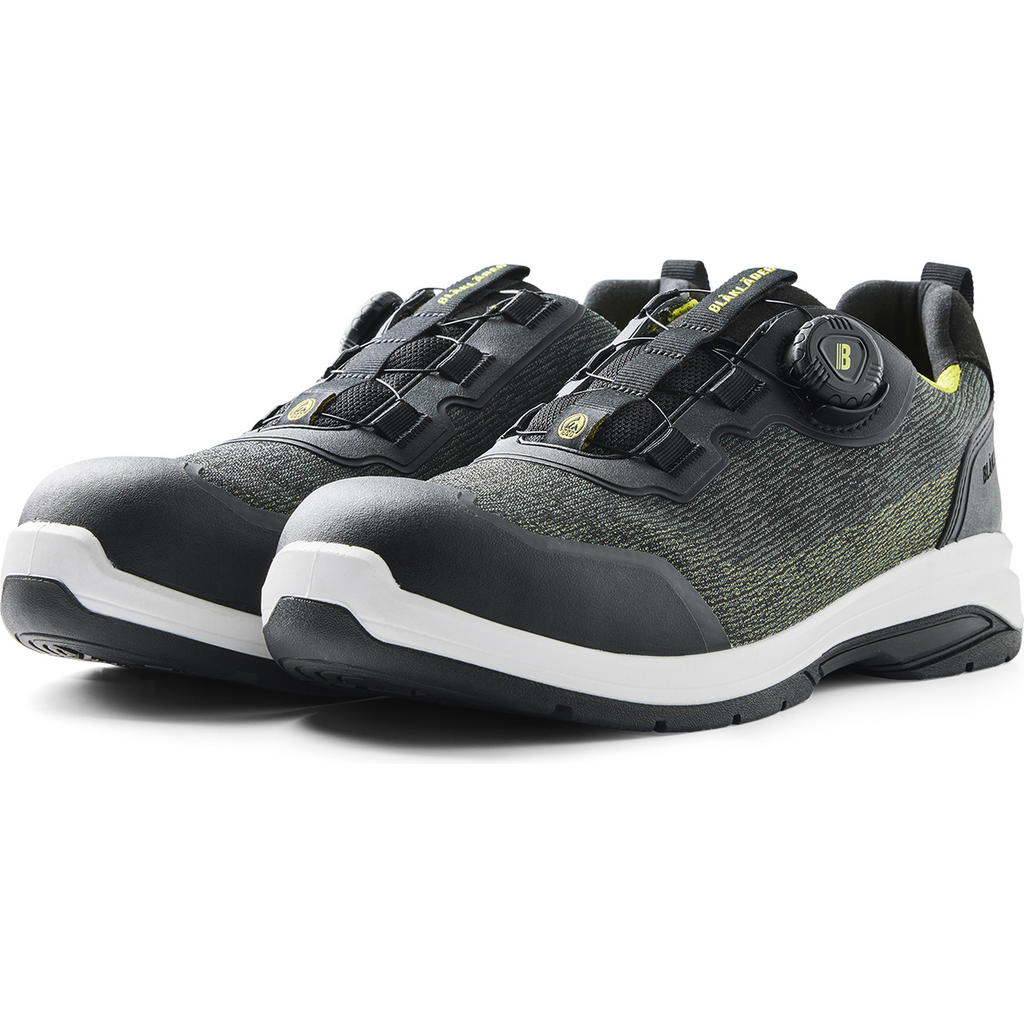 Blaklader CRADLE Safety Shoe, Army Green/Yellow (3)