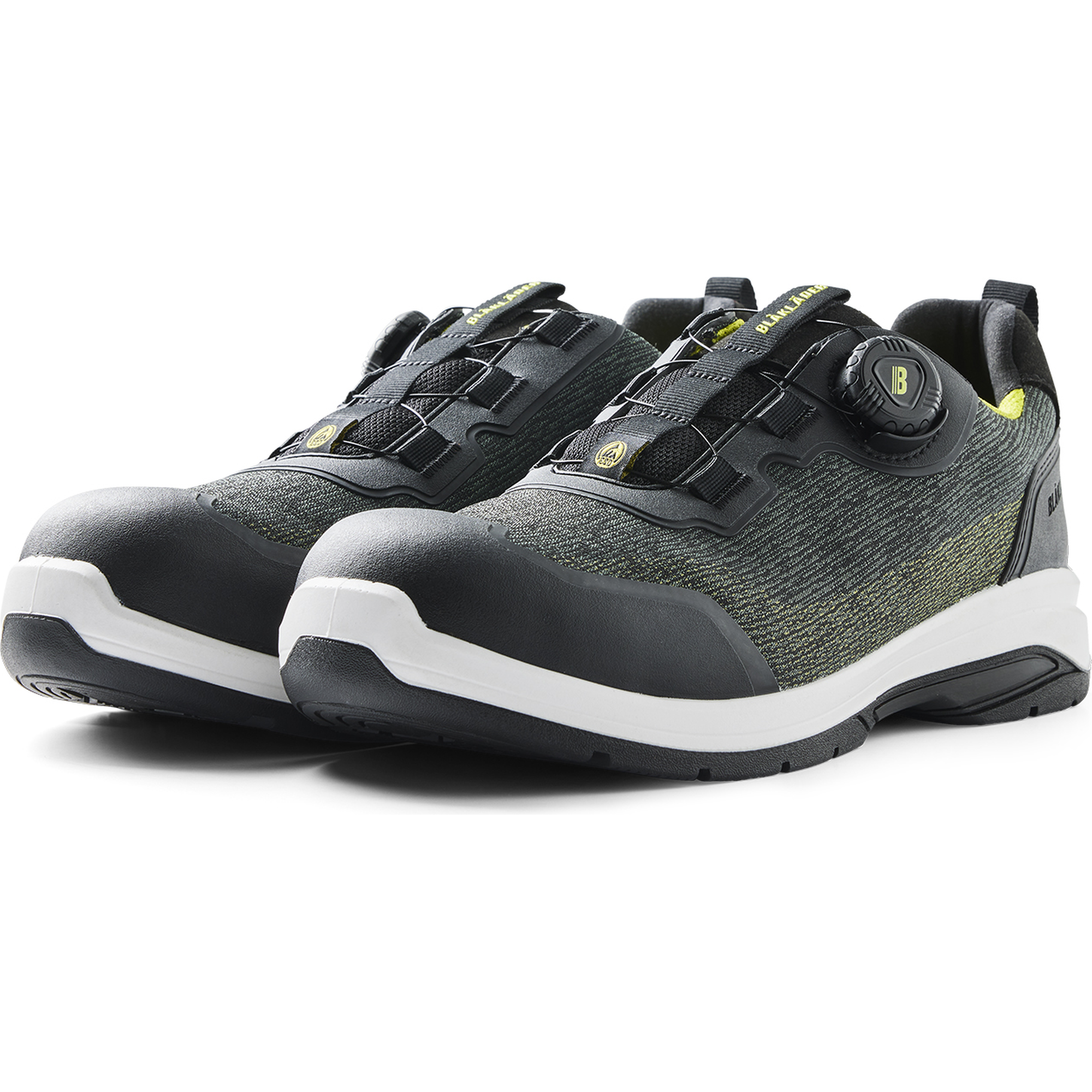 Blaklader CRADLE Safety Shoe, Army Green/Yellow (3)