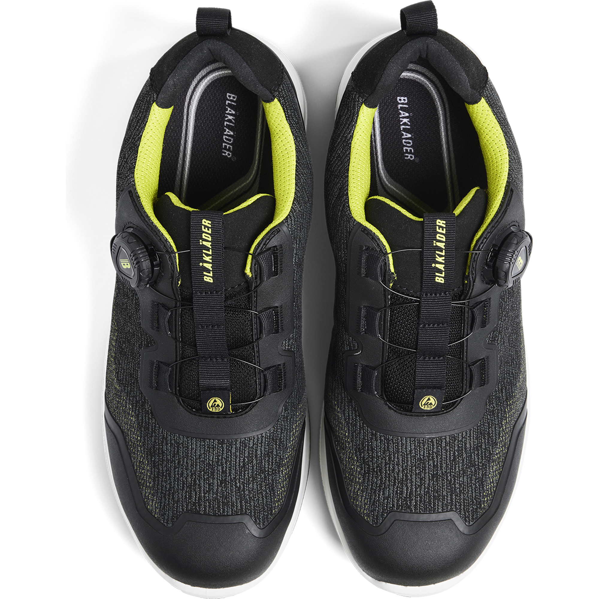 Blaklader CRADLE Safety Shoe, Black/Yellow (2)