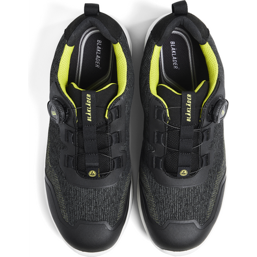 Blaklader CRADLE Safety Shoe, Black/Yellow (2)