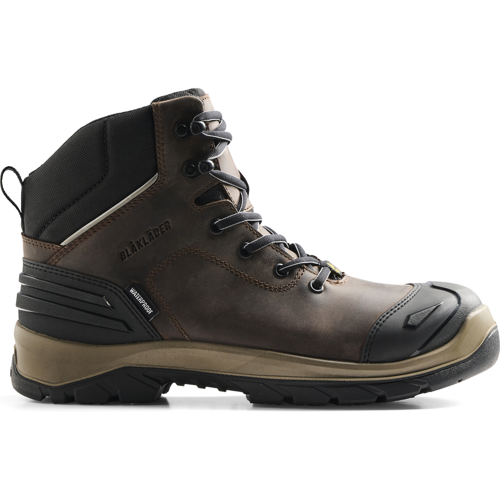 Blaklader Elite Safety Boot S3 Waterproof, Brown/Black