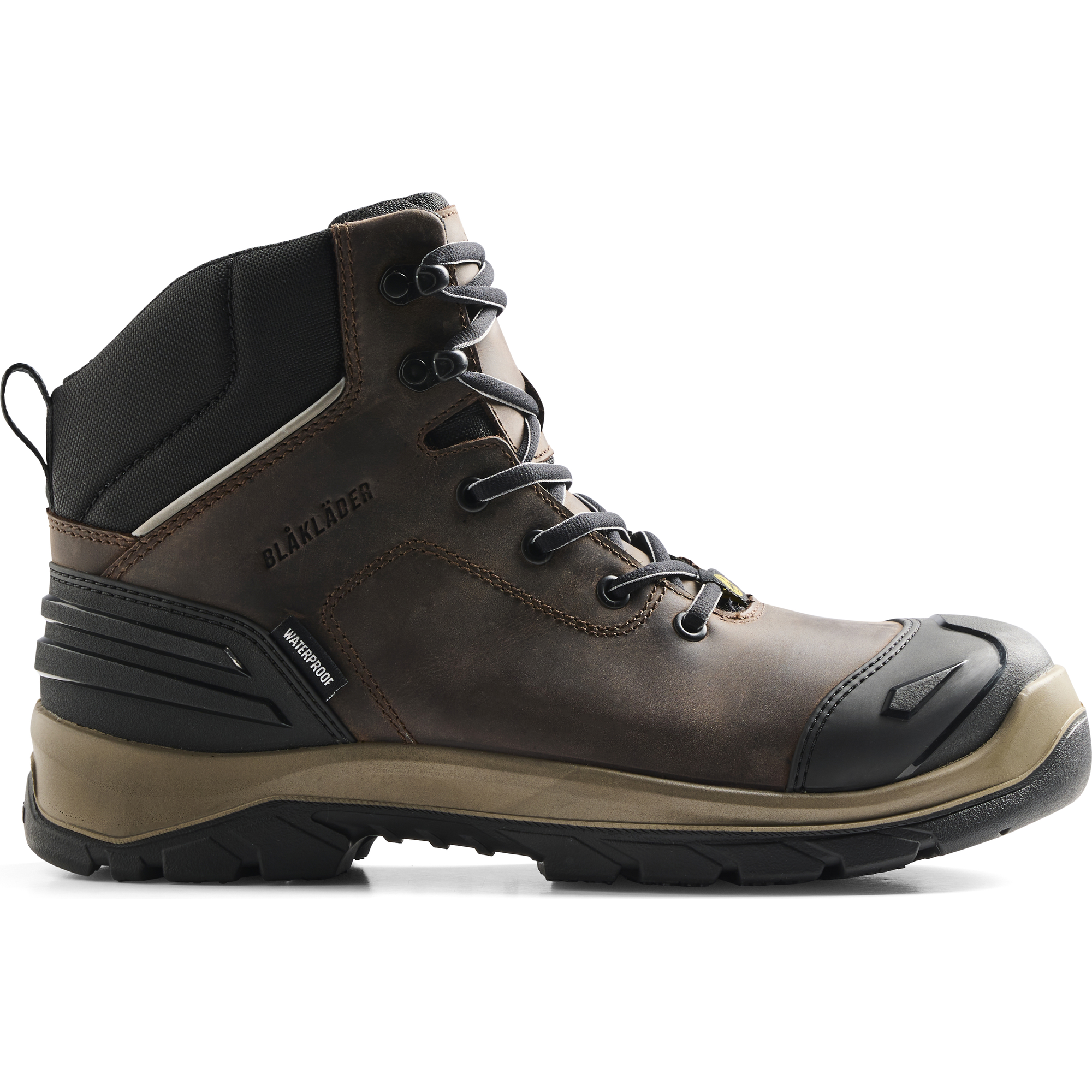 Blaklader Elite Safety Boot S3 Waterproof, Brown/Black