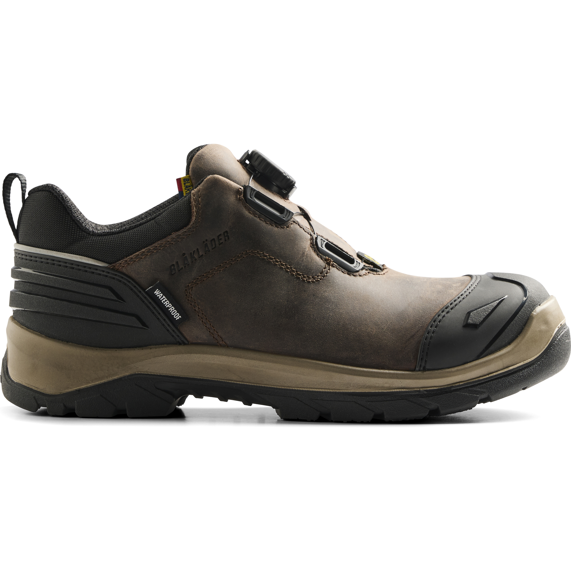 Blaklader ELITE Safety Shoe S3 Waterproof, Brown/Black