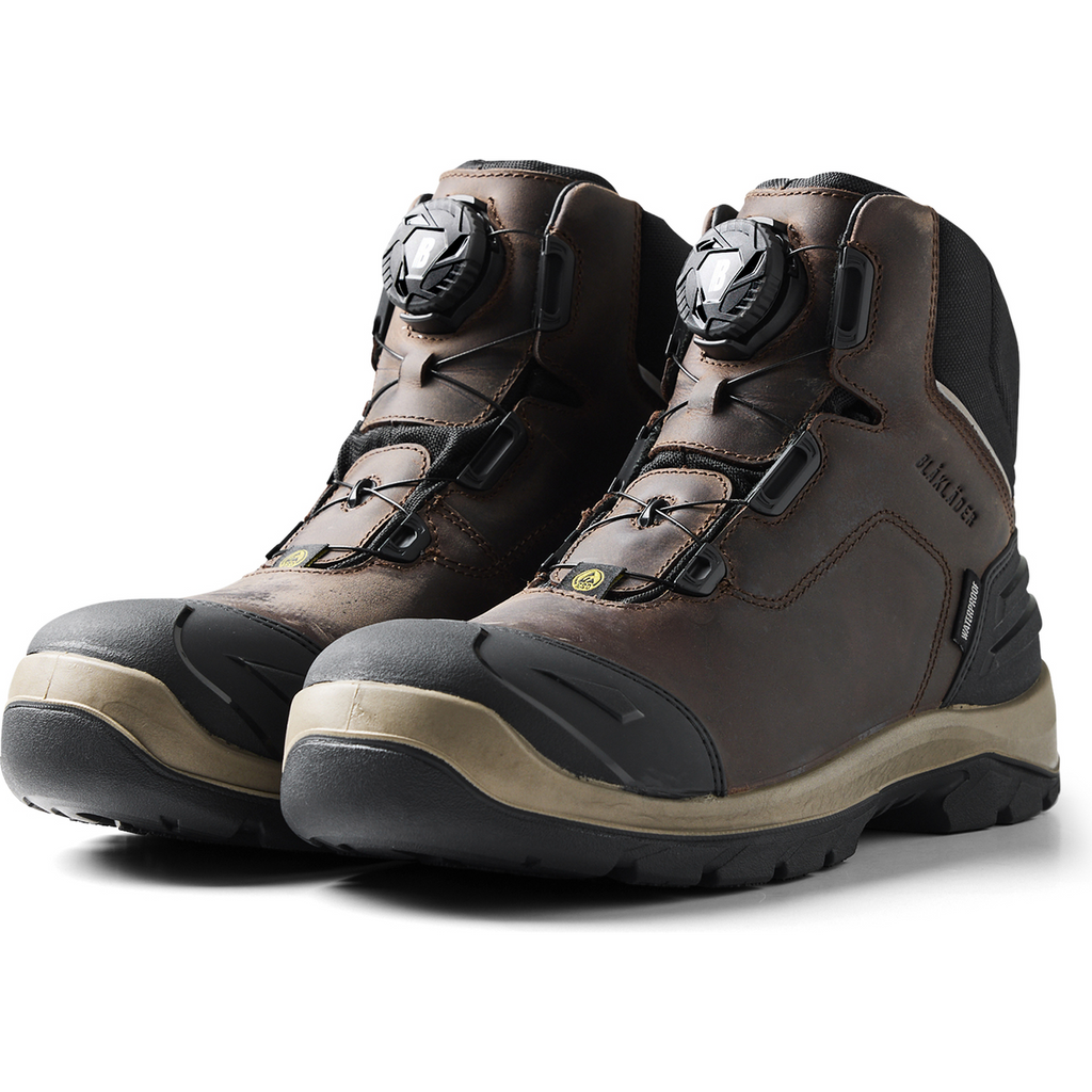 Blaklader ELITE Safety Boot S7S Waterproof, Brown/Black (3)