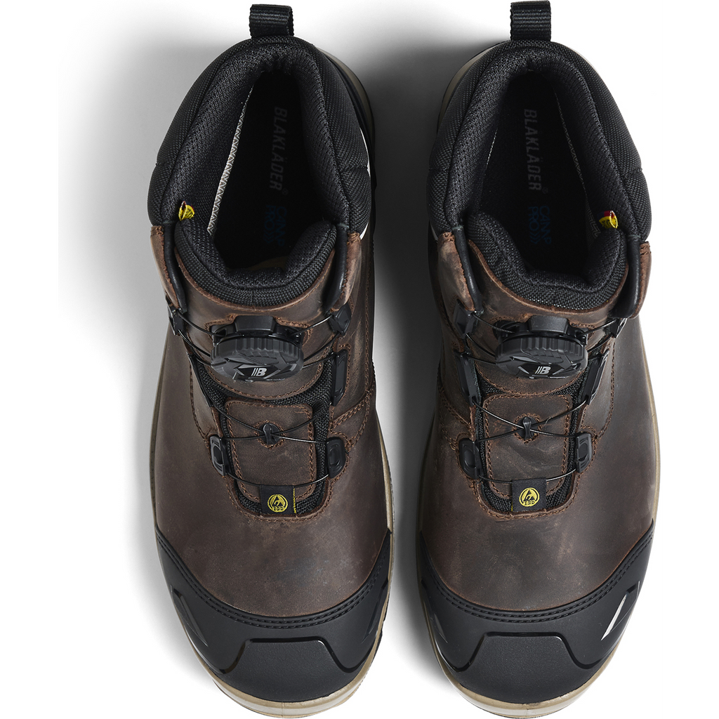 Blaklader ELITE Safety Boot S7S Waterproof, Brown/Black (2)