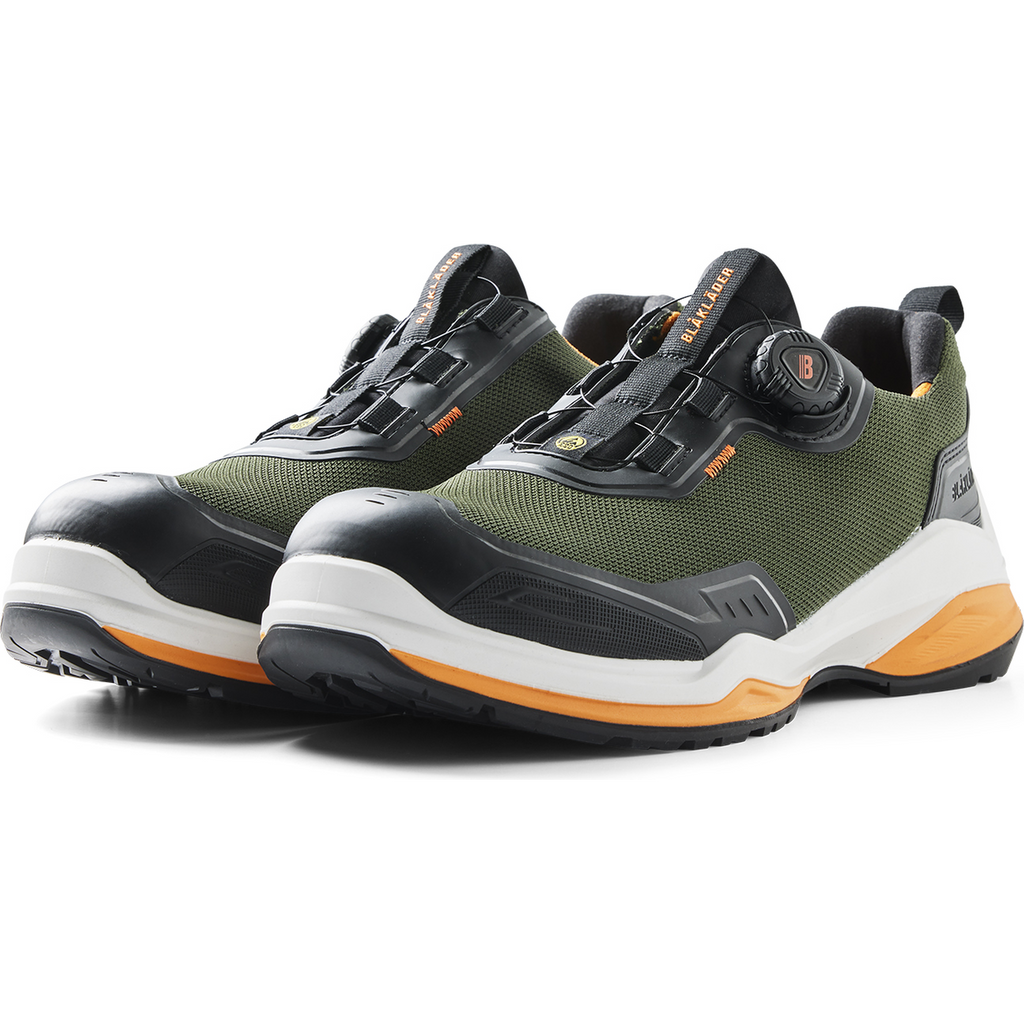 Blaklader STRIKER Safety Shoe, Forest Green/Rust (3)