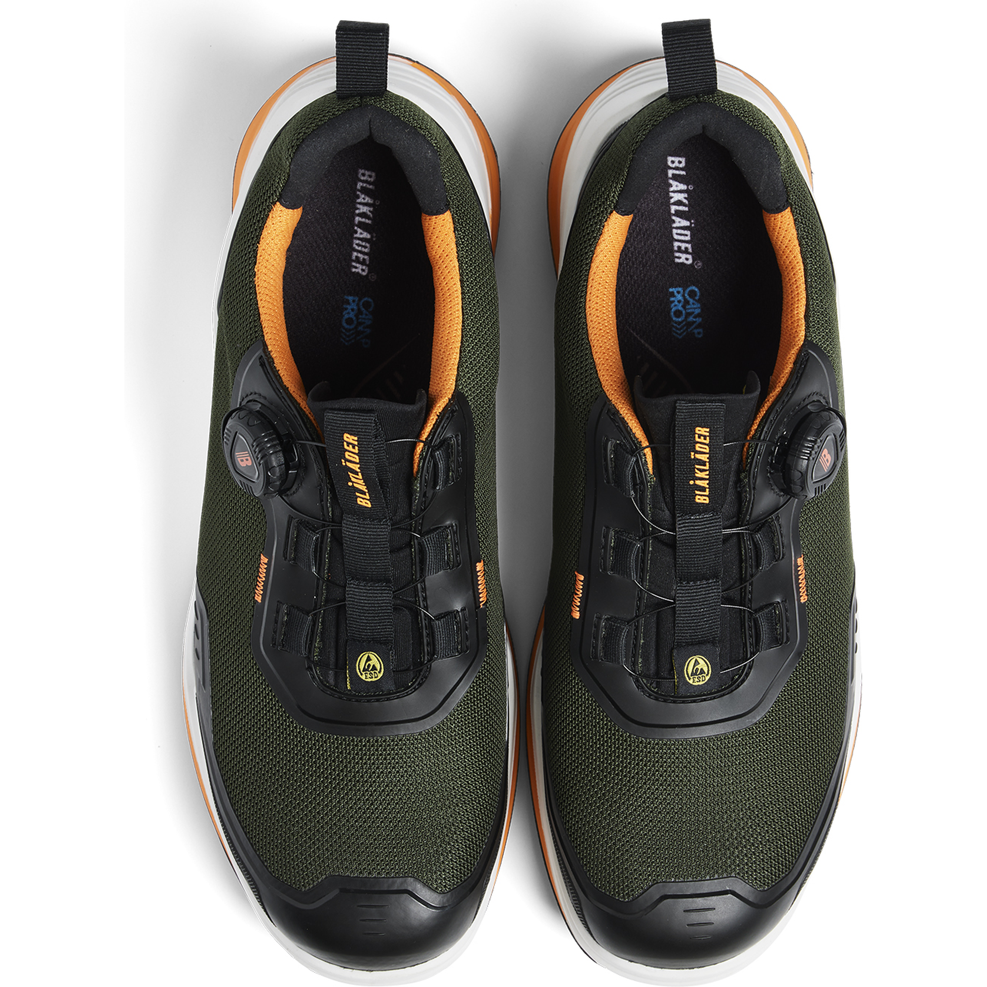 Blaklader STRIKER Safety Shoe, Forest Green/Rust (2)