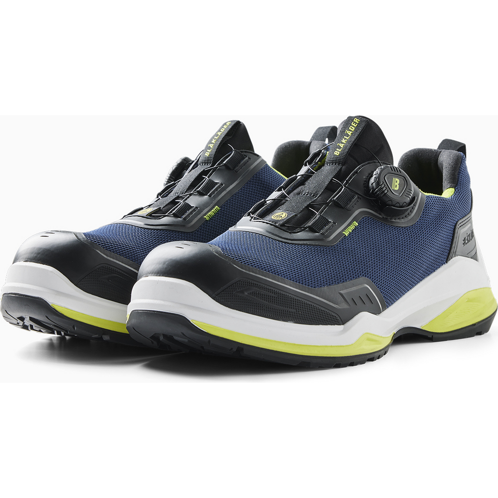 Blaklader STRIKER Safety Shoe, Dark Blue/Lime Green (3)
