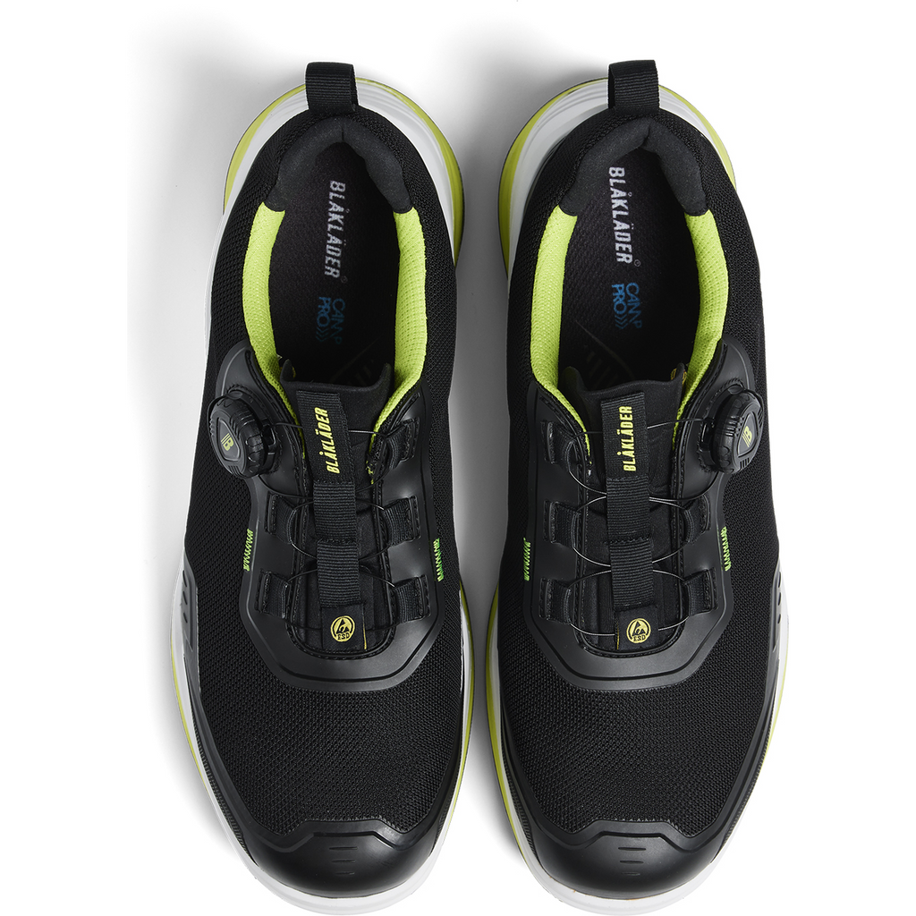 Blaklader STRIKER Safety Shoe, Black/Lime Green (2)