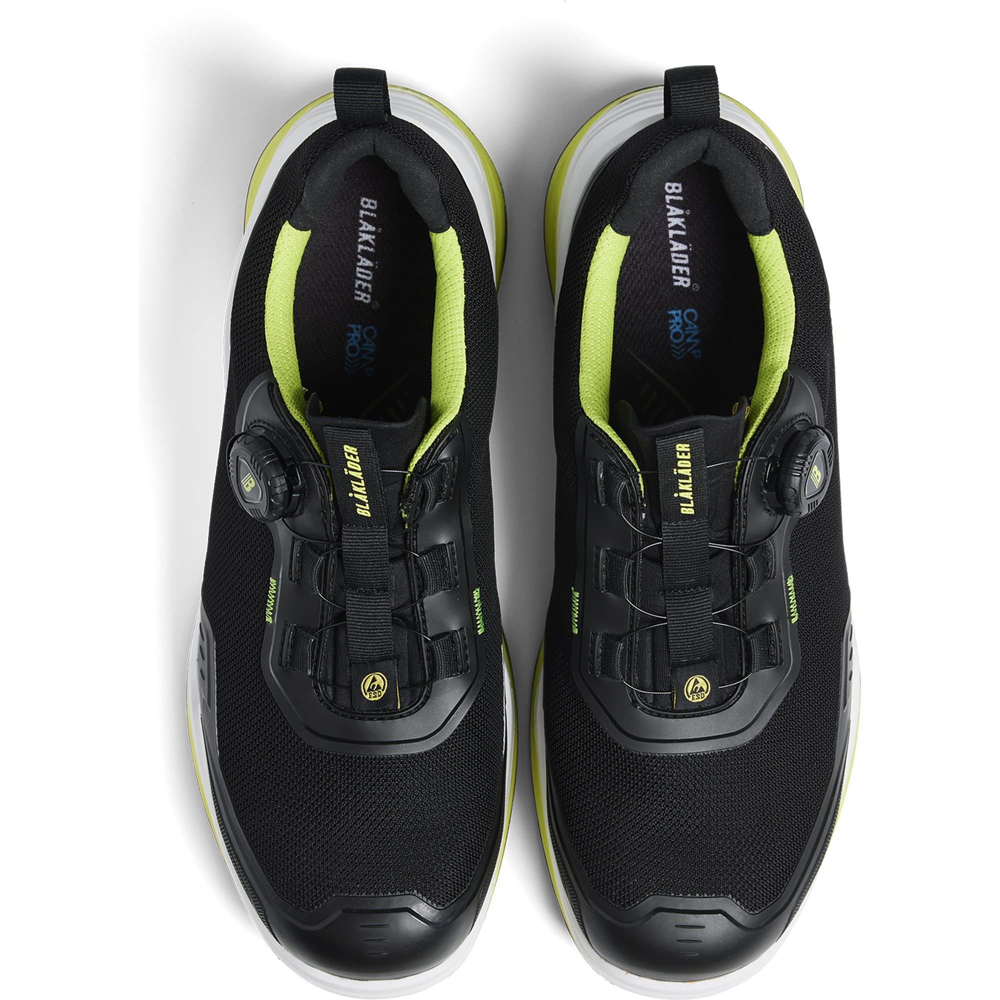 Blaklader STRIKER Safety Shoe, Black/Lime Green (2)