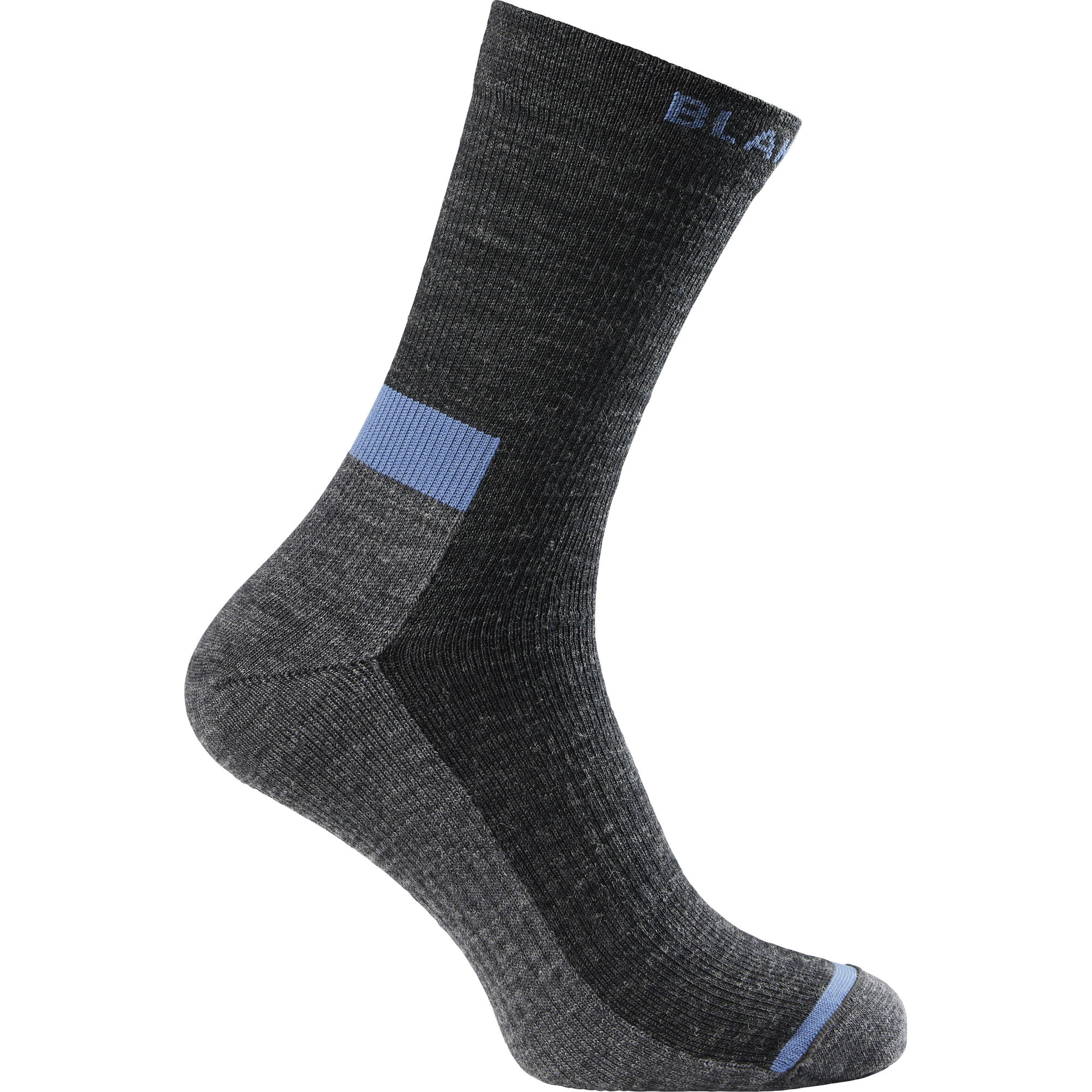 Blaklader Thin Wool Socks, Black Melange