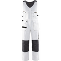 Blaklader Bib and Brace, White/Dark Grey