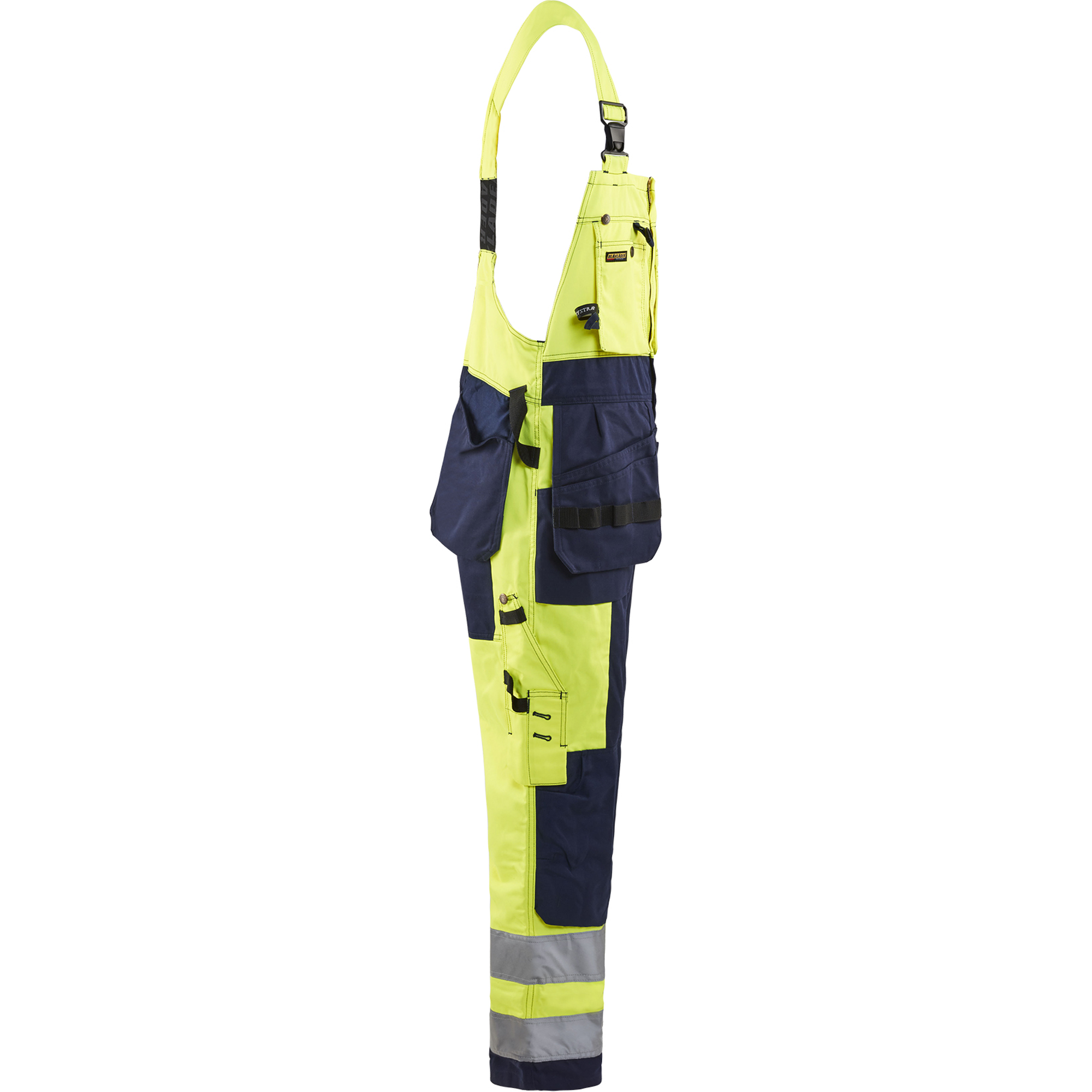 Blaklader High Vis Bib and Brace, Yellow/Navy (2)