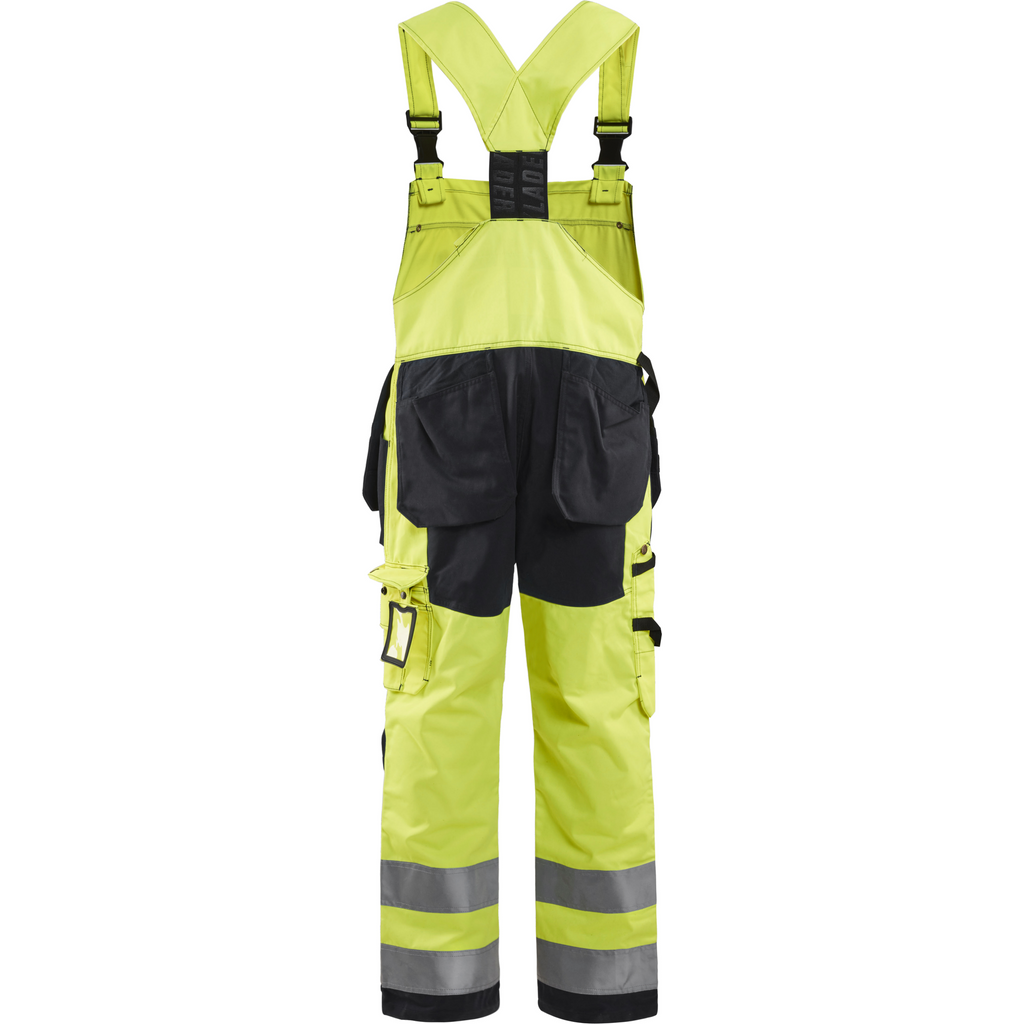 Blaklader High Vis Bib and Brace, Yellow/Black (4)