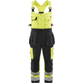 Blaklader High Vis Bib and Brace, Yellow/Black